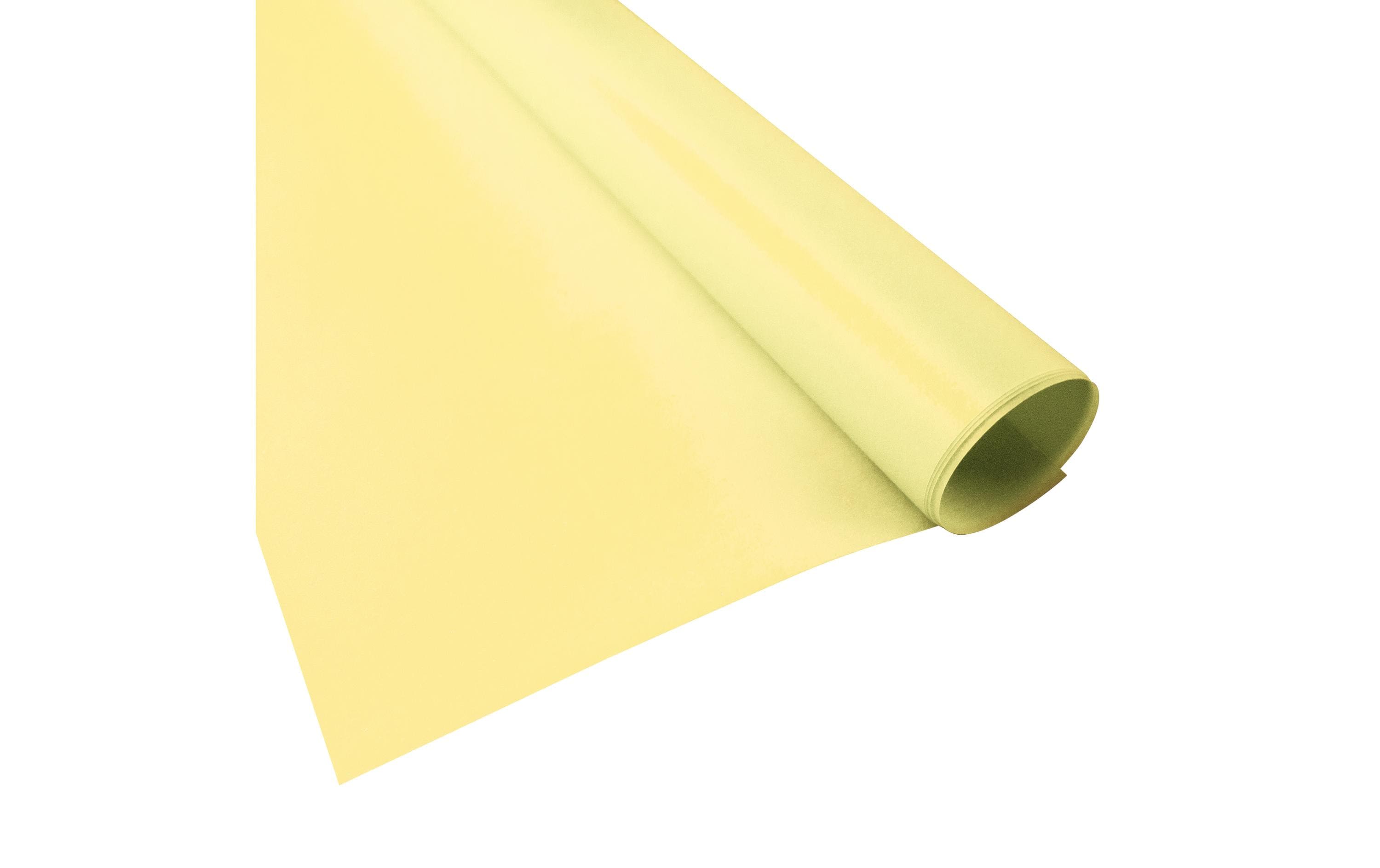 URSUS Transparentpapier Uni 50 x 61 cm, 115 g/m², Hellgelb