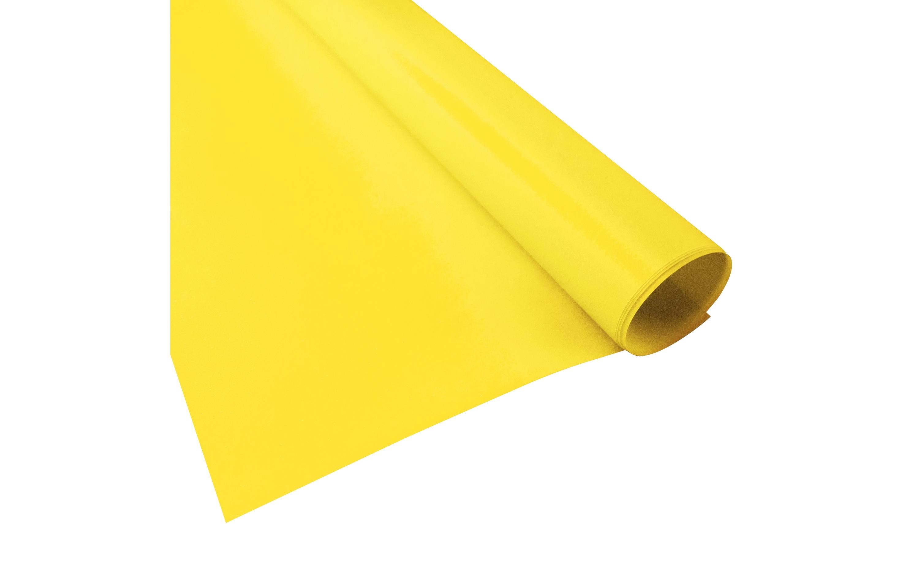 URSUS Transparentpapier Uni 50 x 61 cm, 115 g/m², Sonnengelb