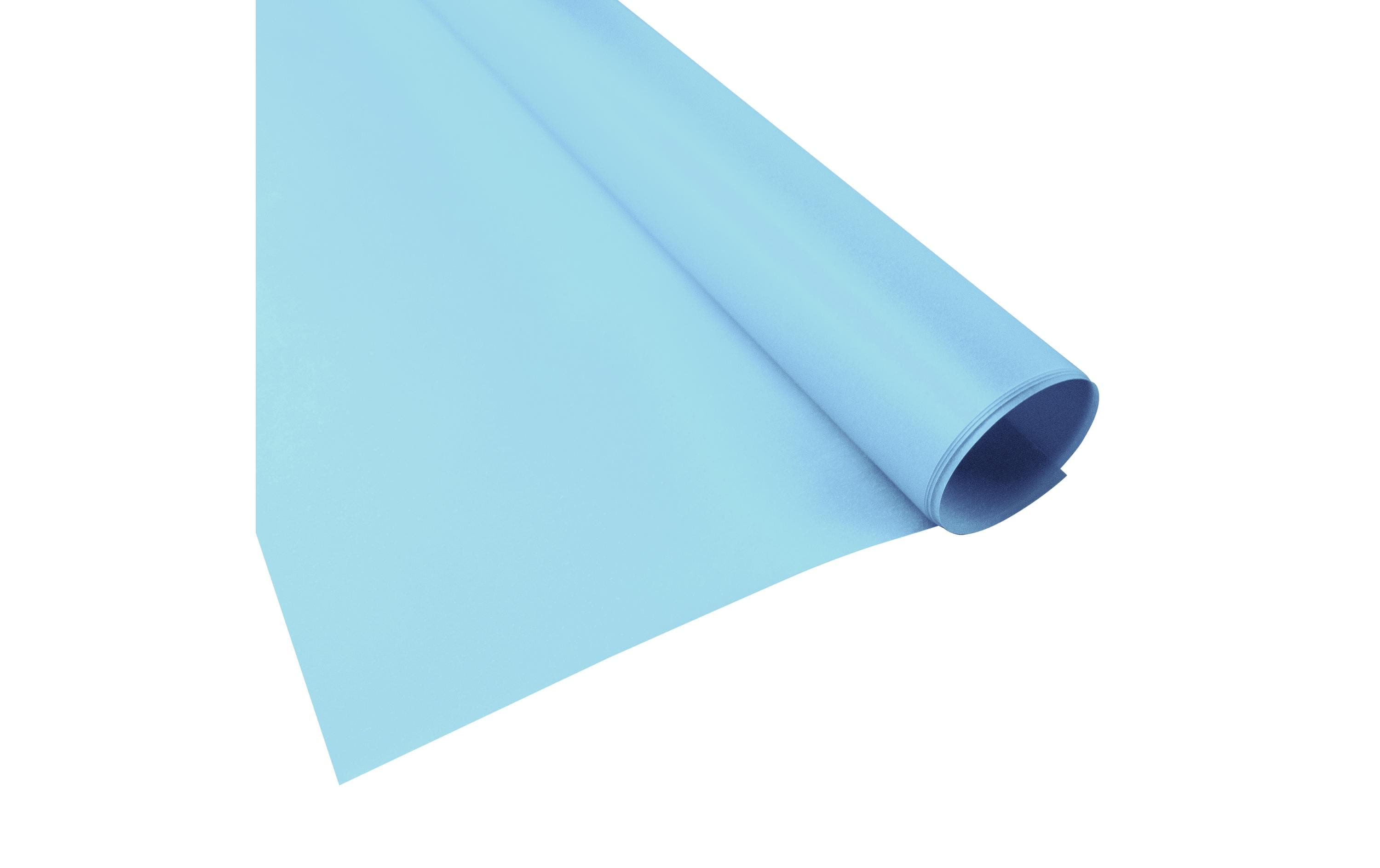 URSUS Transparentpapier Uni 50 x 61 cm, 115 g/m², Hellblau
