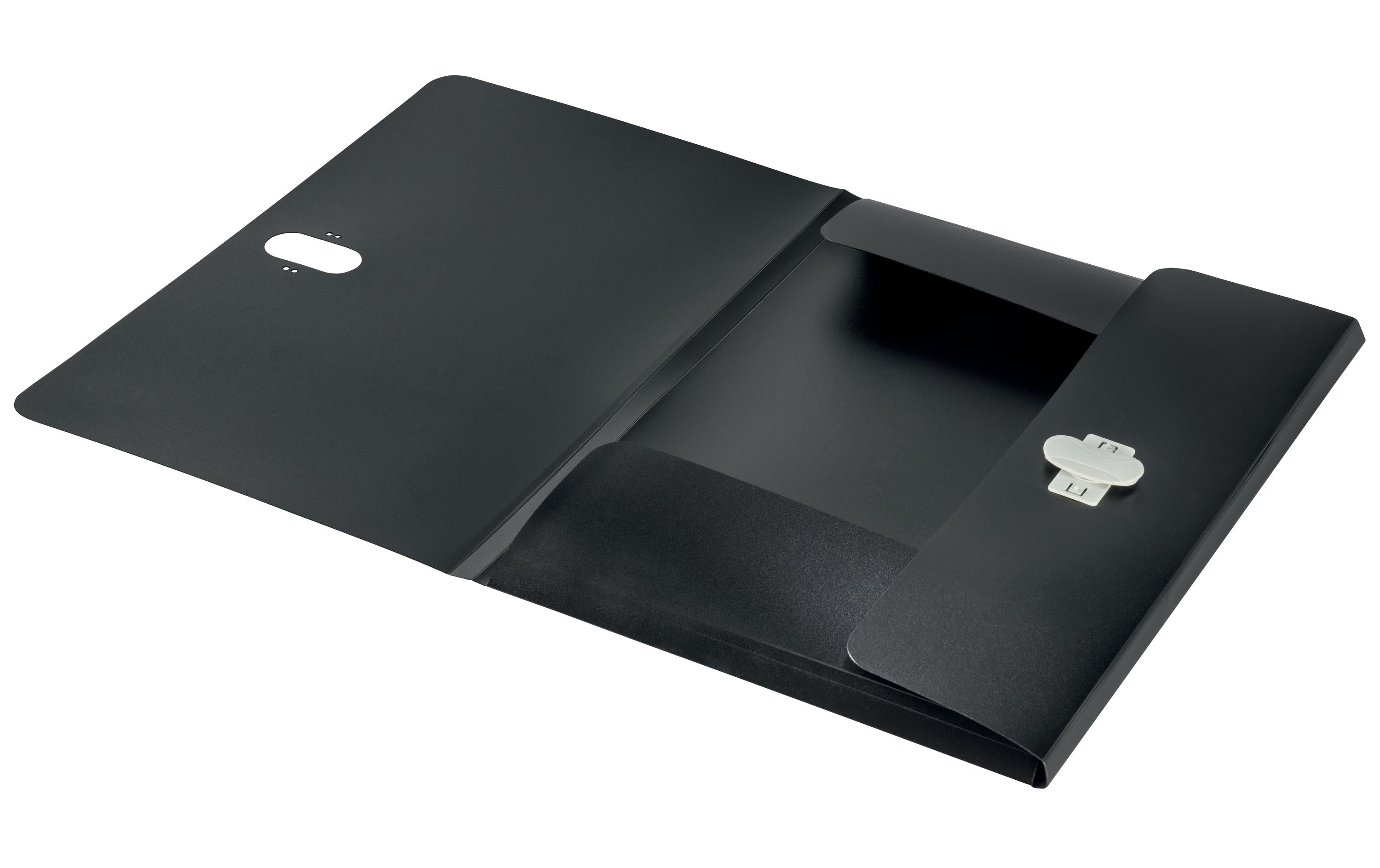 Leitz Einlagemappe ALPHA Recycle A4 Schwarz