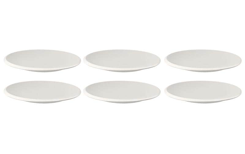 Villeroy & Boch Frühstücks- & Dessertteller NewMoon Weiss, 6 Stück