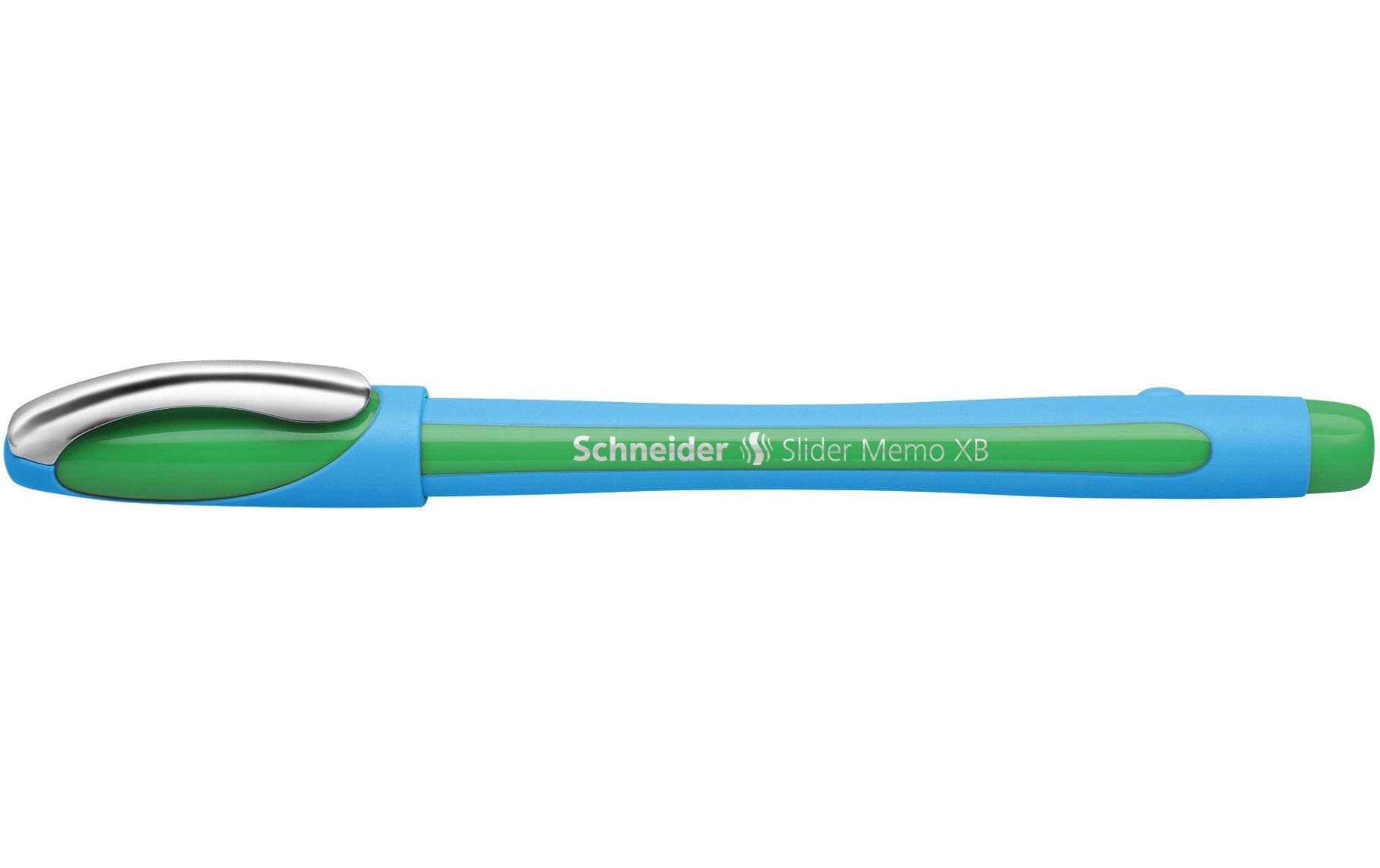 Schneider Kugelschreiber Slider Memo Blau/Grün, 1 Stück