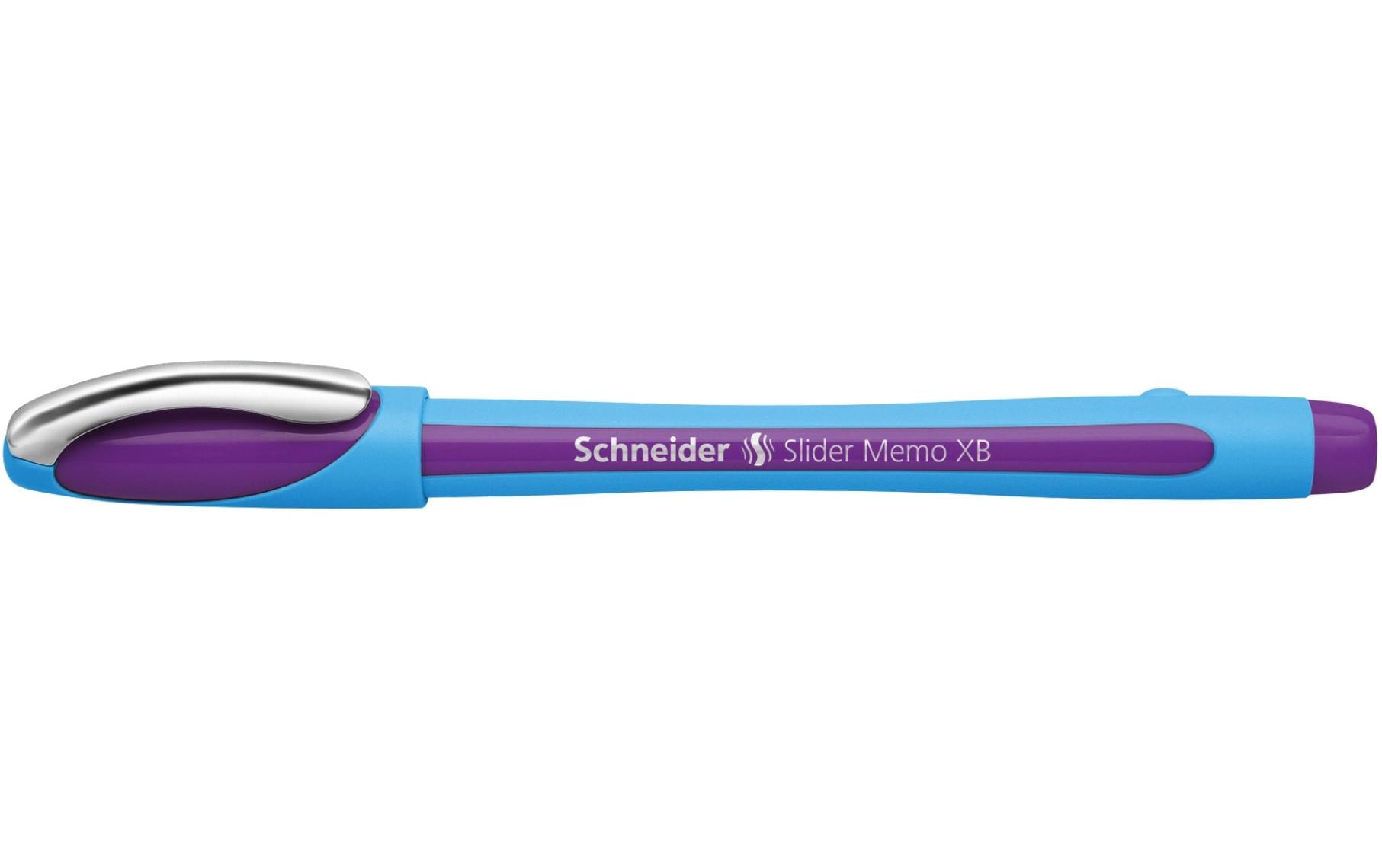 Schneider Kugelschreiber Slider Memo Blau/Violett, 1 Stück