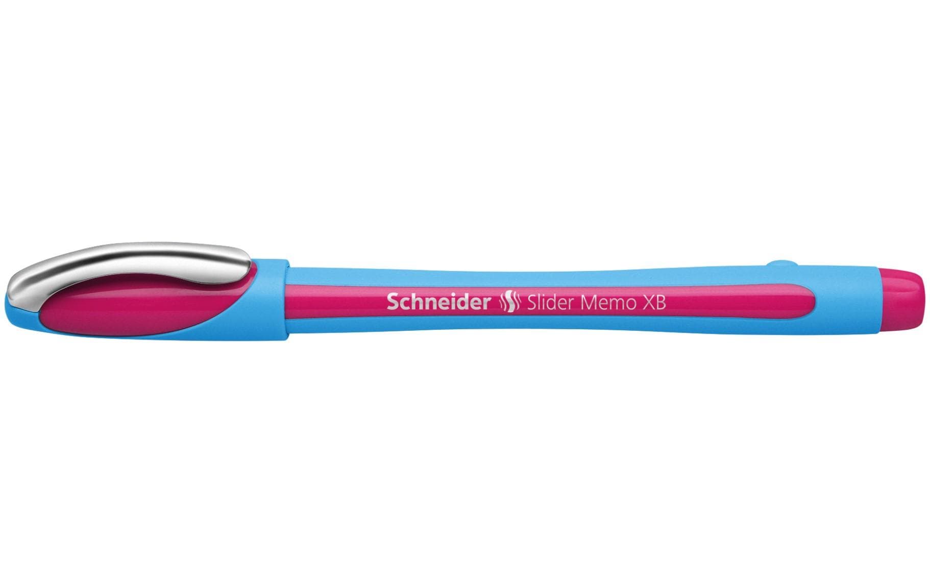 Schneider Kugelschreiber Slider Memo Blau/Rosa, 1 Stück