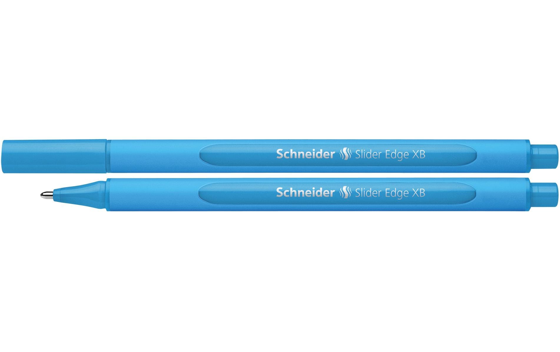 Schneider Kugelschreiber Slider Edge Extra Breit, Hellblau