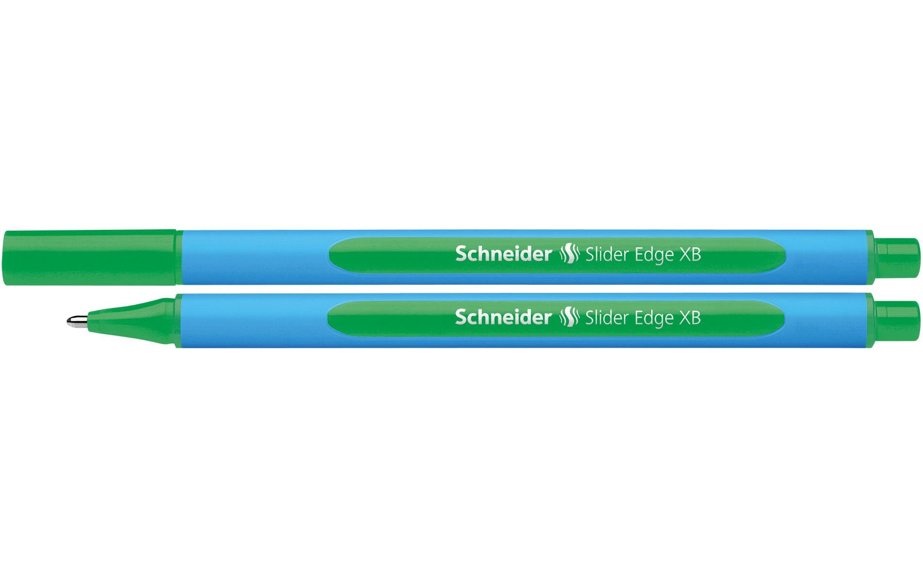 Schneider Kugelschreiber Slider Edge Extra Breit, Grün
