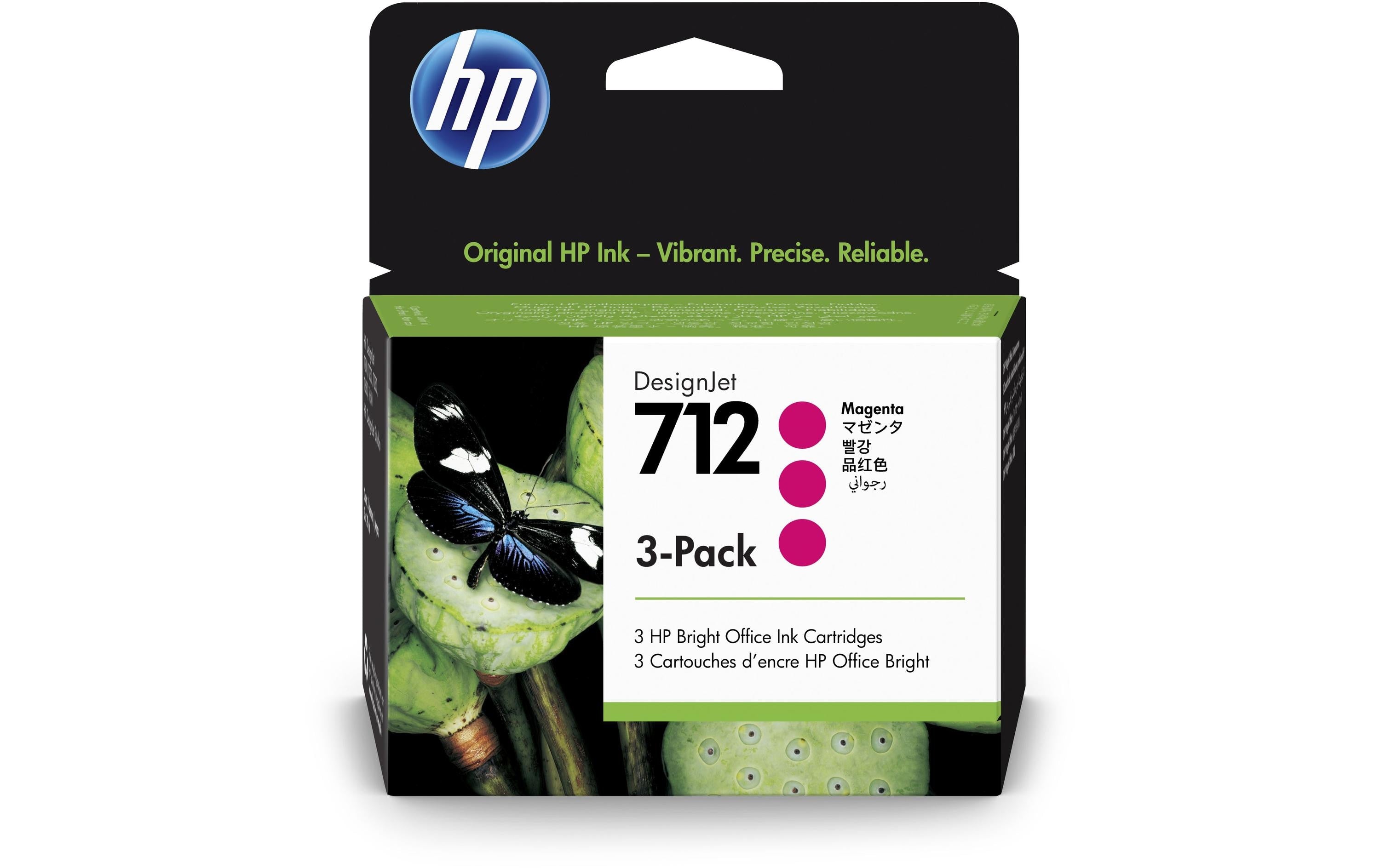 HP Tinte Nr. 712 (3ED78A) Magenta (3er-Pack)