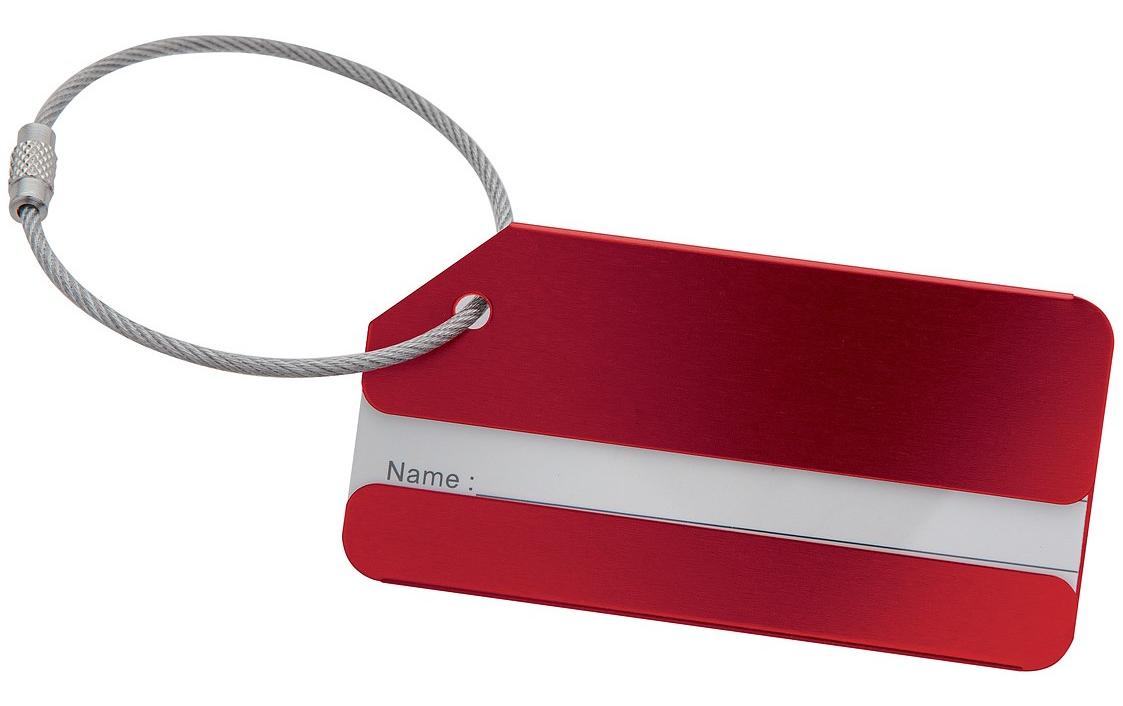 Sigel Namensschild Office 8 x 4 x 0,8 cm, Rot