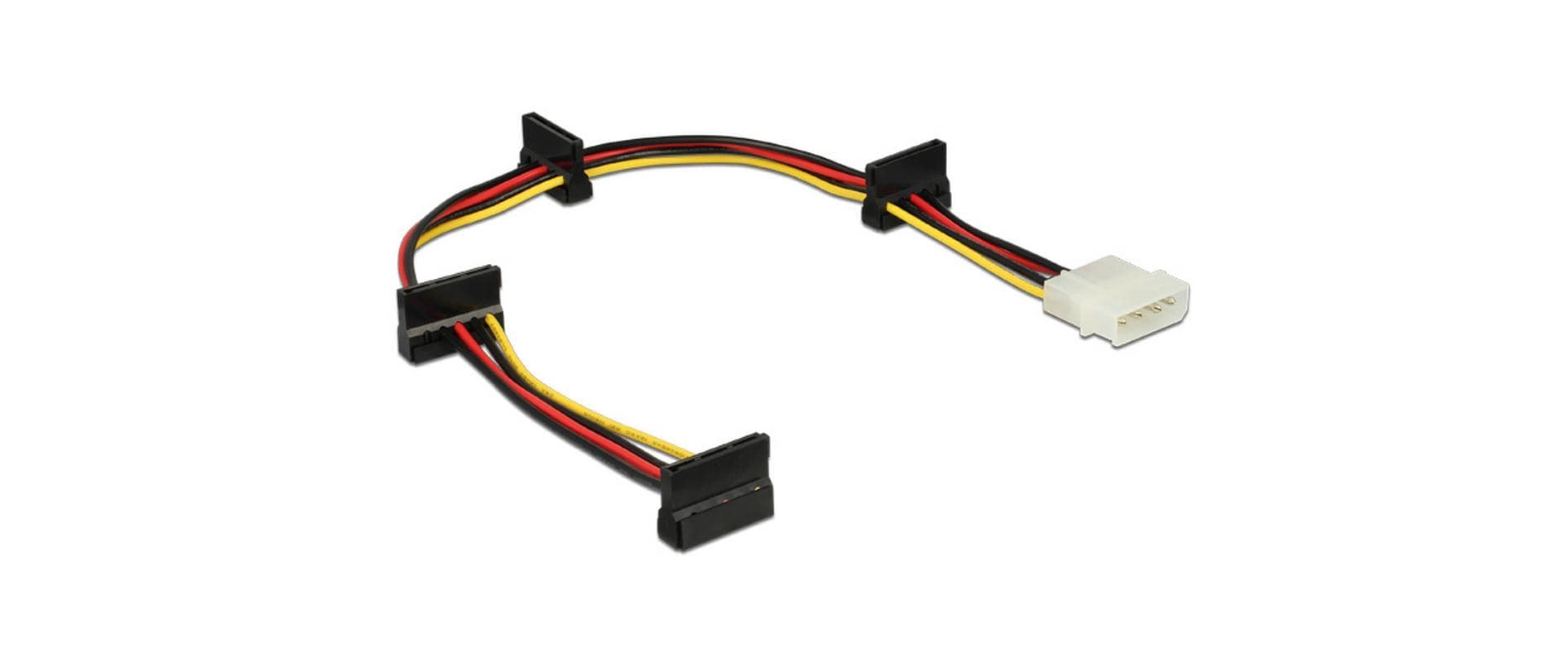 Delock Stromkabel Molex - 4x SATA 40 cm