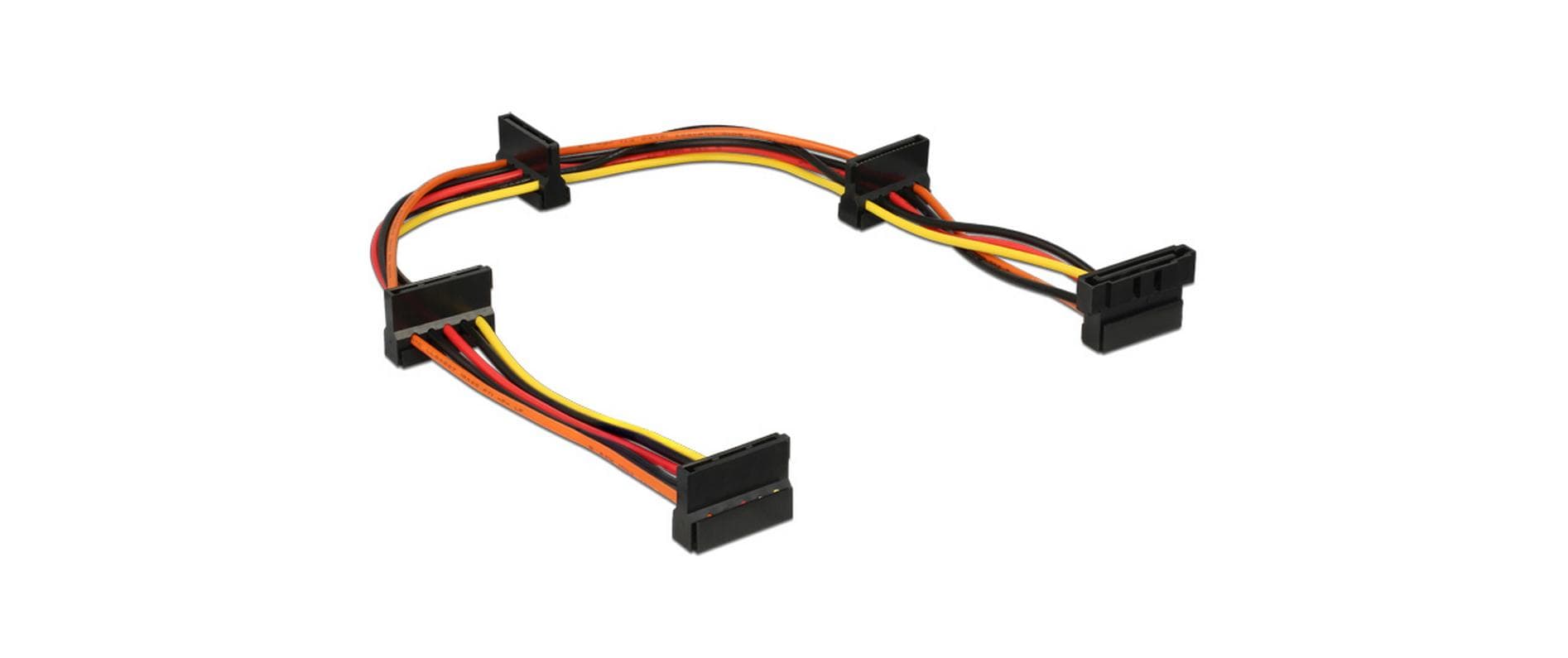Delock Stromkabel SATA - 4x SATA 40 cm