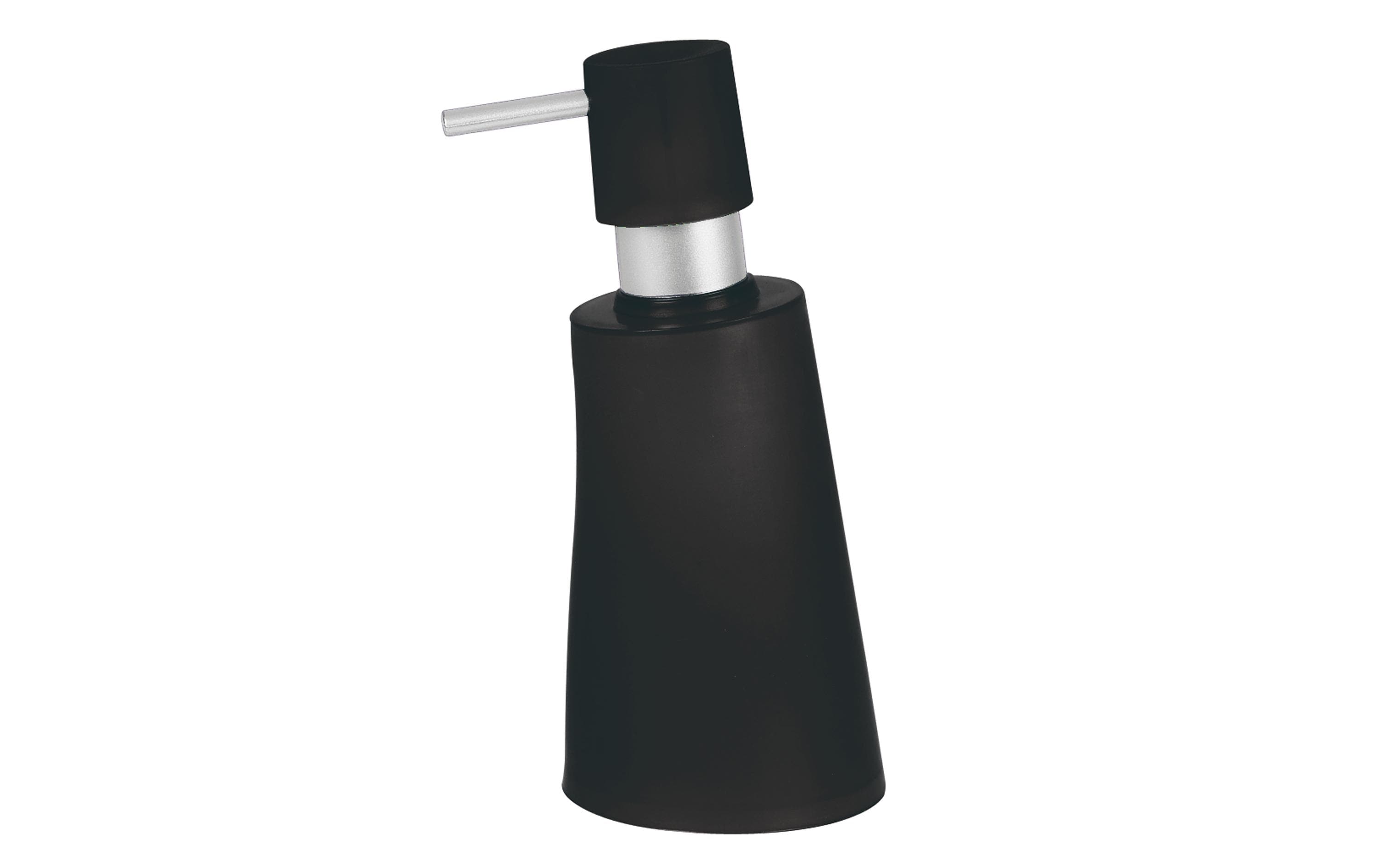 spirella Seifenspender Move 300 ml, Schwarz, Kunststoff