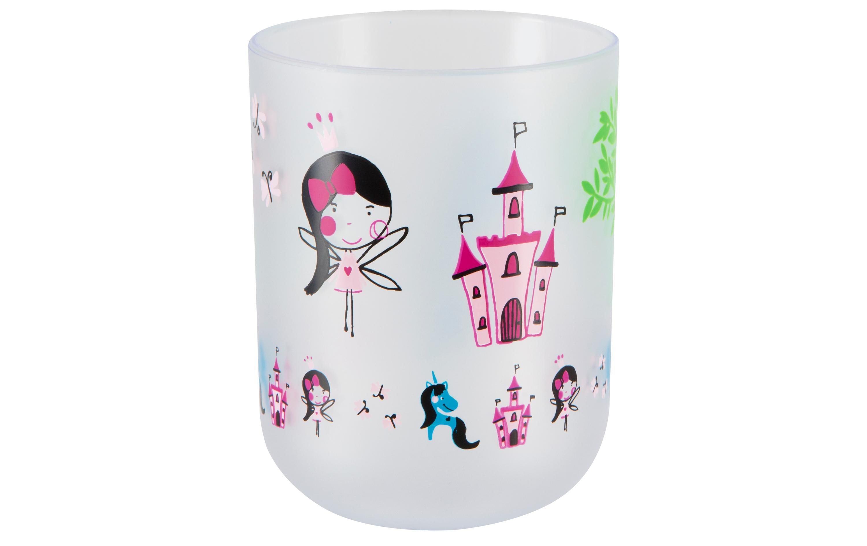 spirella Zahnputzbecher Fairy Grün/Pink/Weiss, Kunststoff