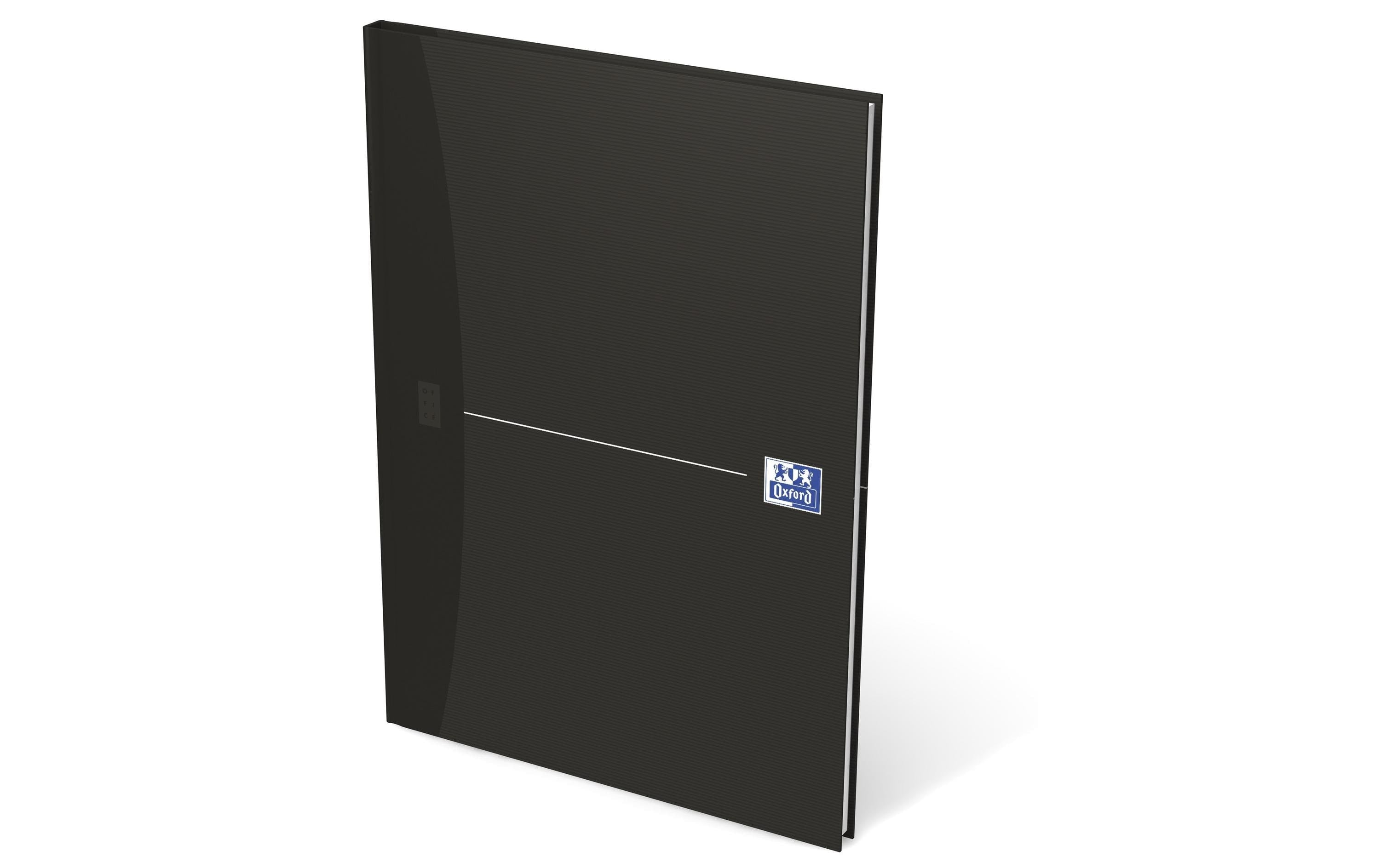 Oxford Notizbuch Office Essentials, A4, Blanko, Schwarz