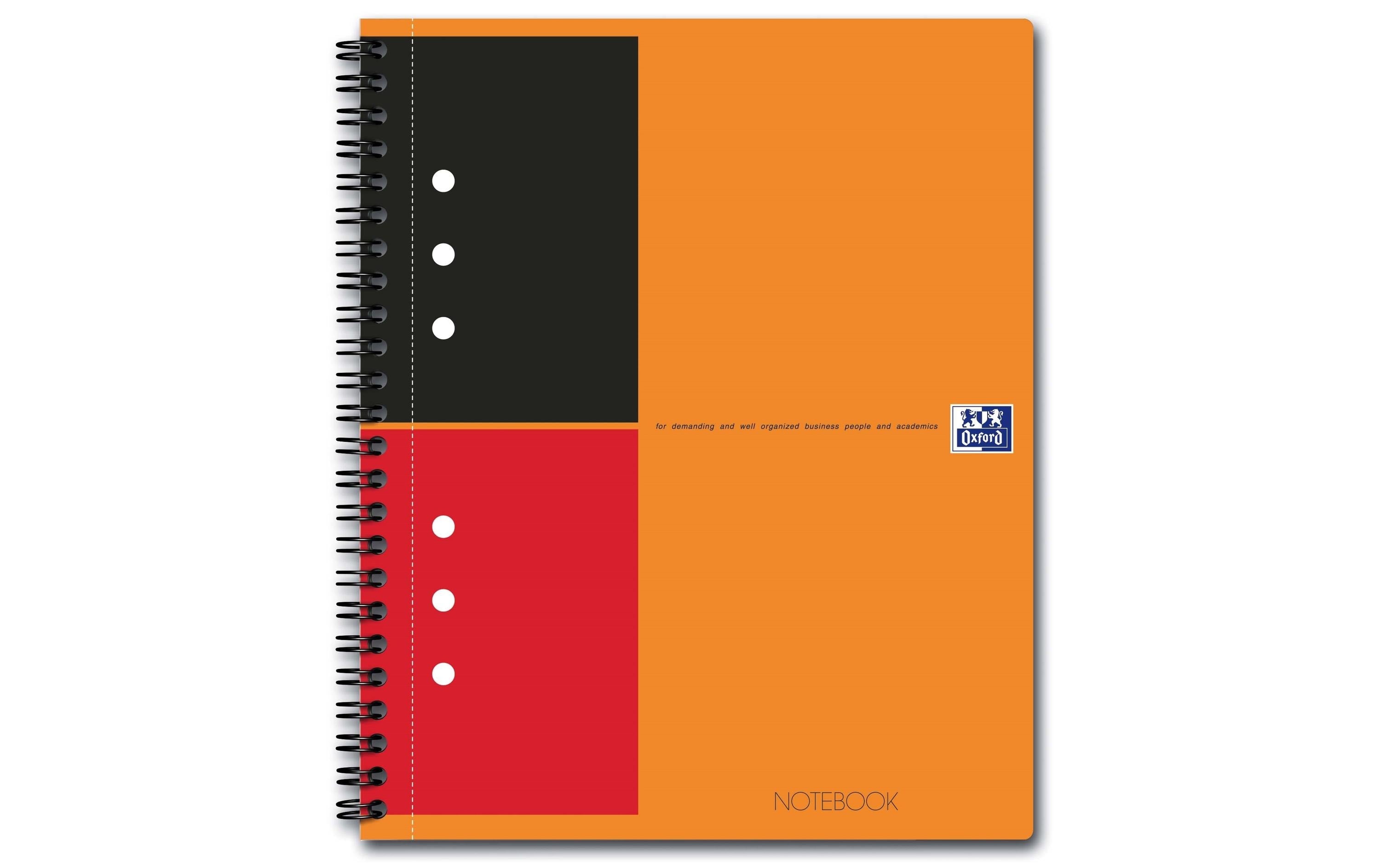 Oxford Notizbuch International Notebook, A5 +, Liniert, Orange