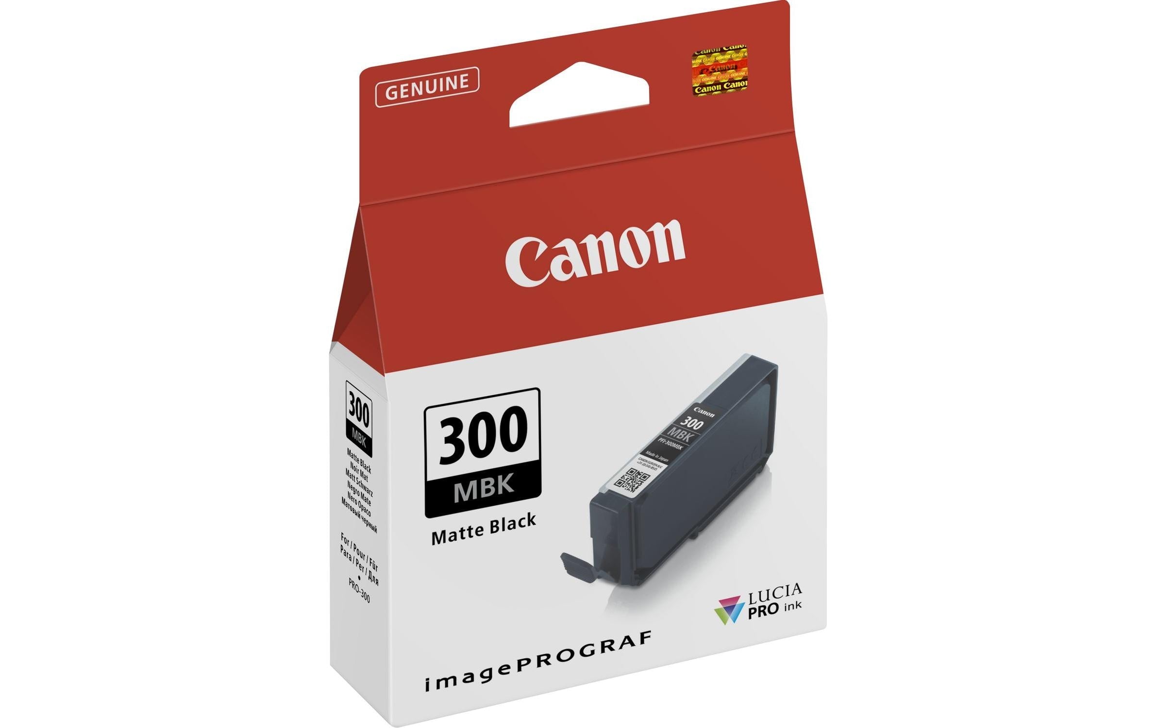 Canon Tinte PFI-300MBK / 4192C001 Mattschwarz