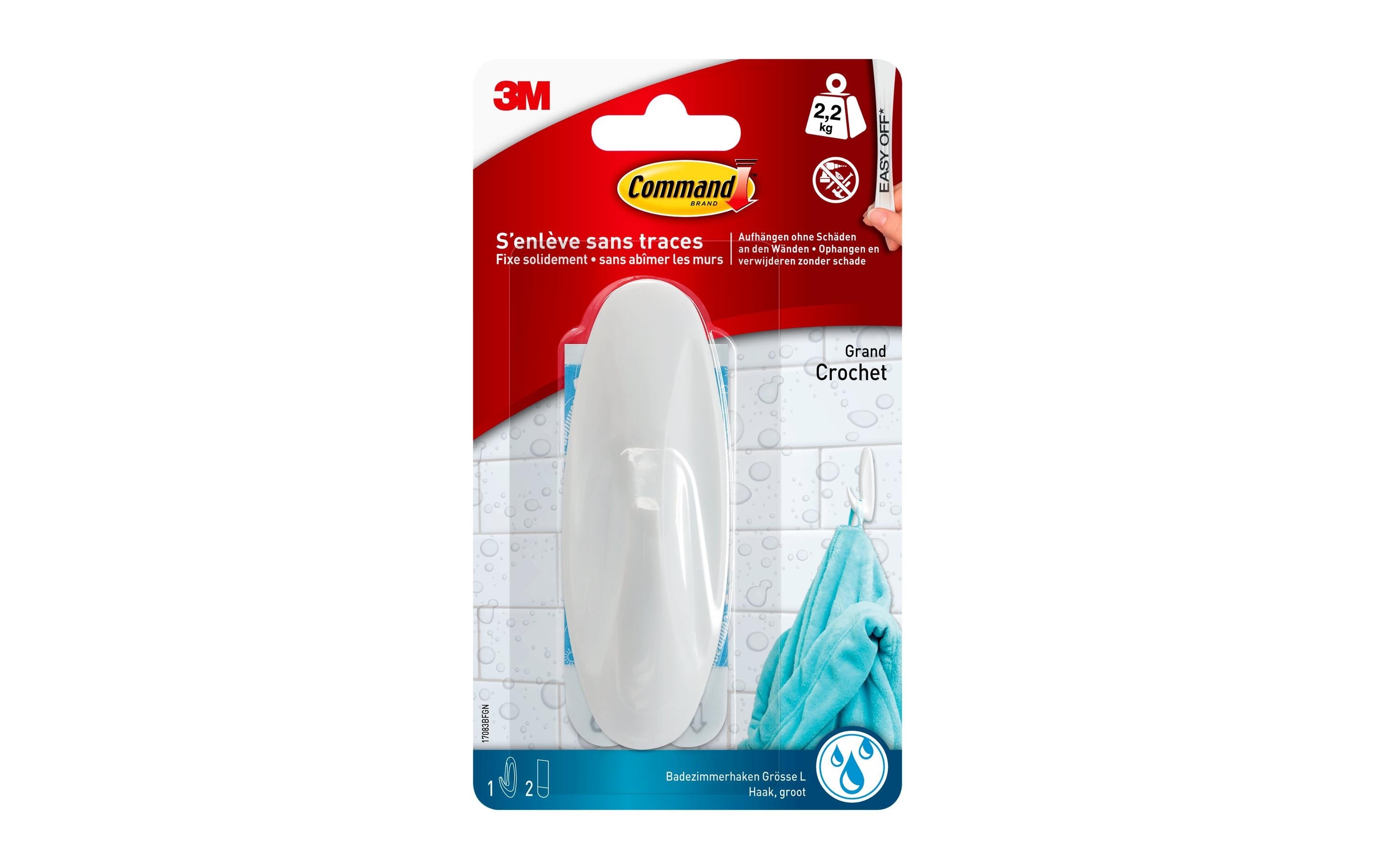 Command Haken Command L Weiss, 2.3 kg, 1 Stück