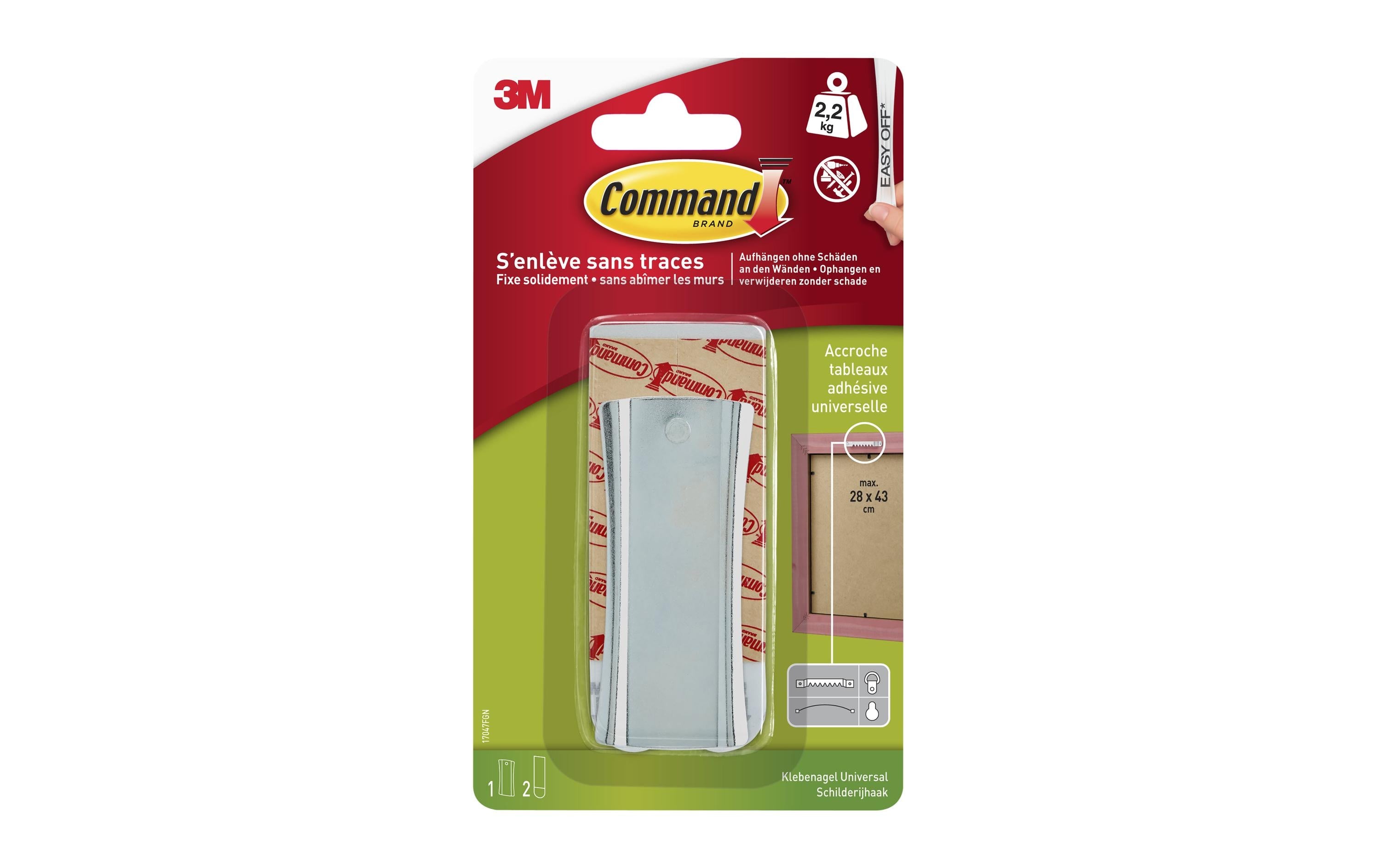 Command Haken Command L 2.2 kg, 1 Stück