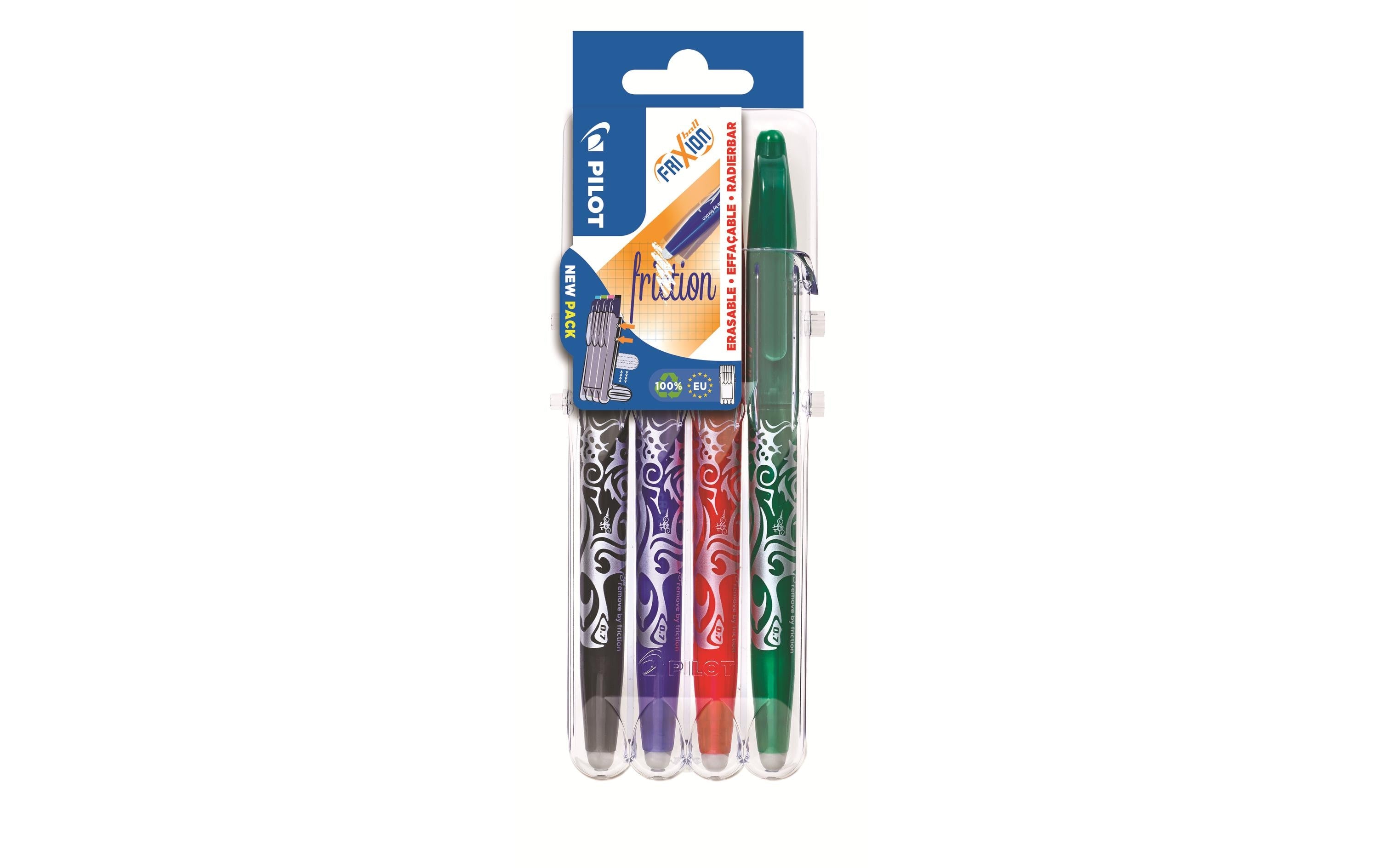 Pilot Rollerball Frixion ball Standard 0.35 mm, 4 Stück