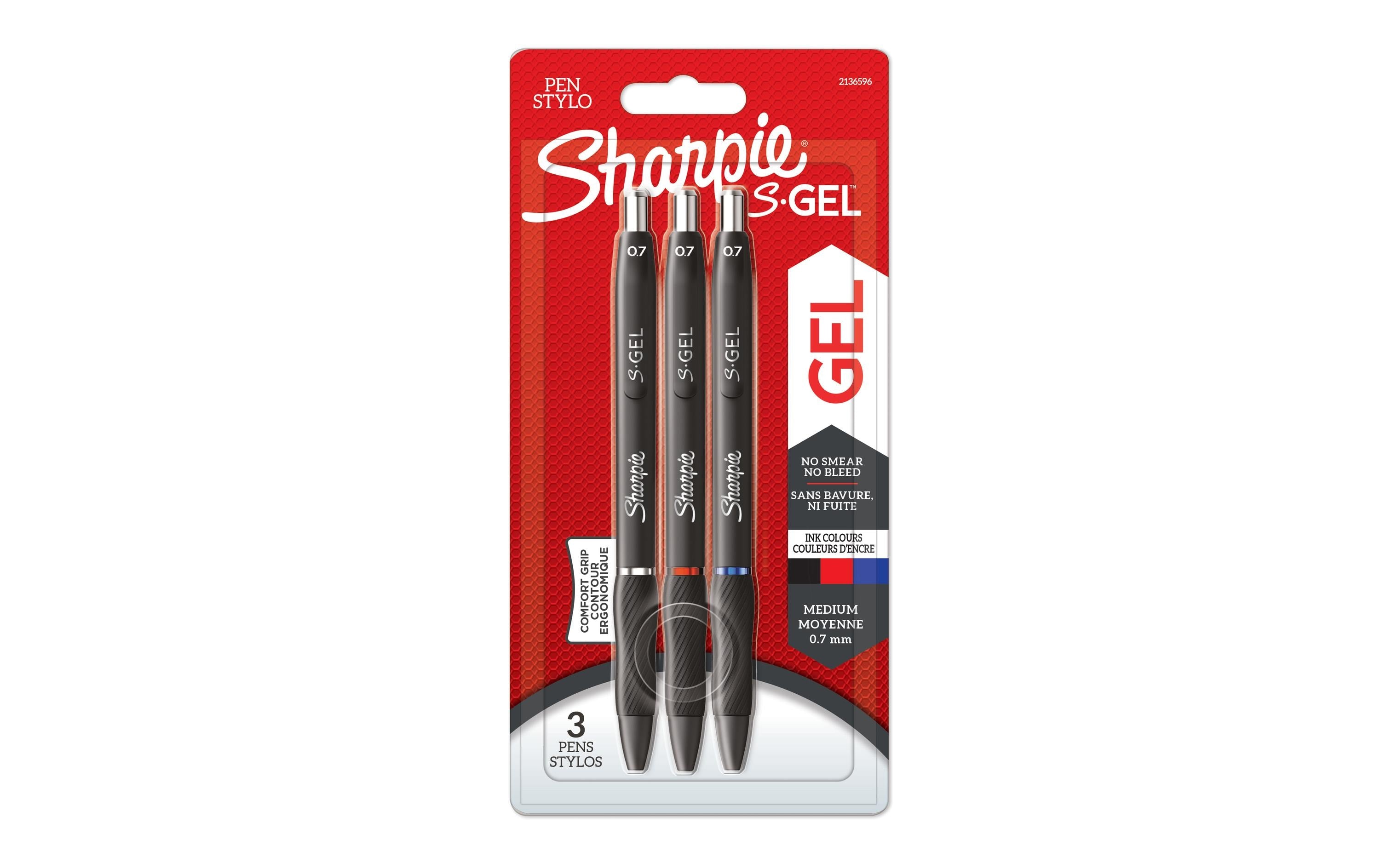 Sharpie Gelschreiber 0.7 mm, 3 Stück