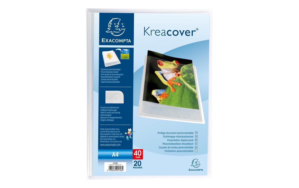 Exacompta Sichtbuch Kreacover A4 20 Taschen