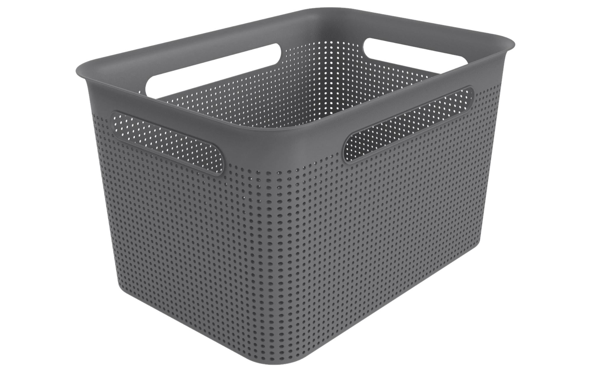 Rotho Aufbewahrungsbox Brisen 16 l, Anthrazit