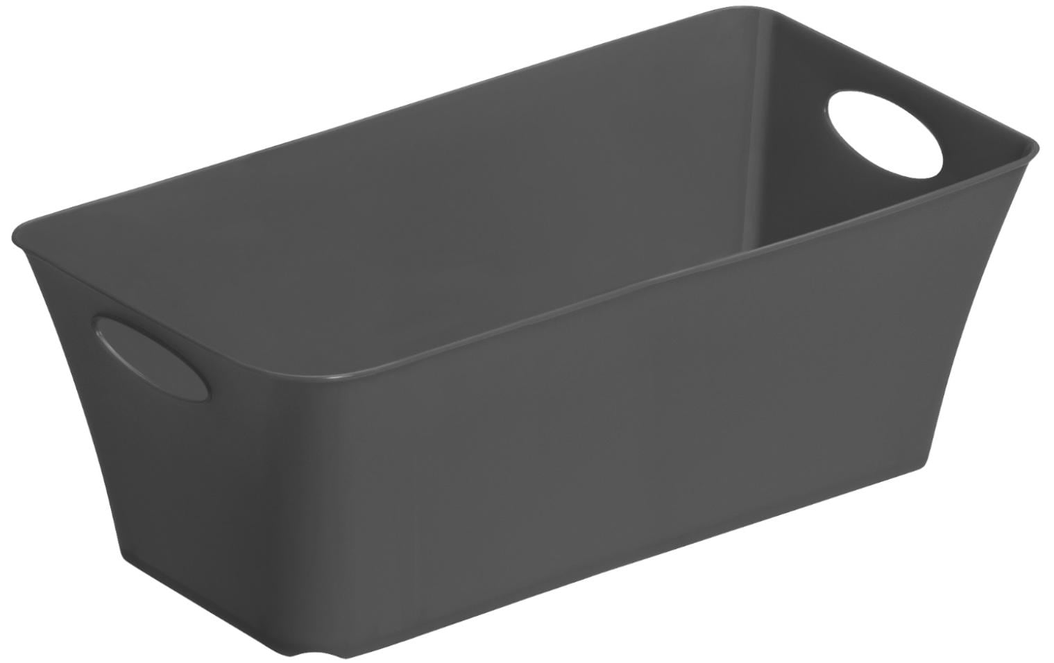 Rotho Aufbewahrungsbox Living Box 2 l Anthrazit