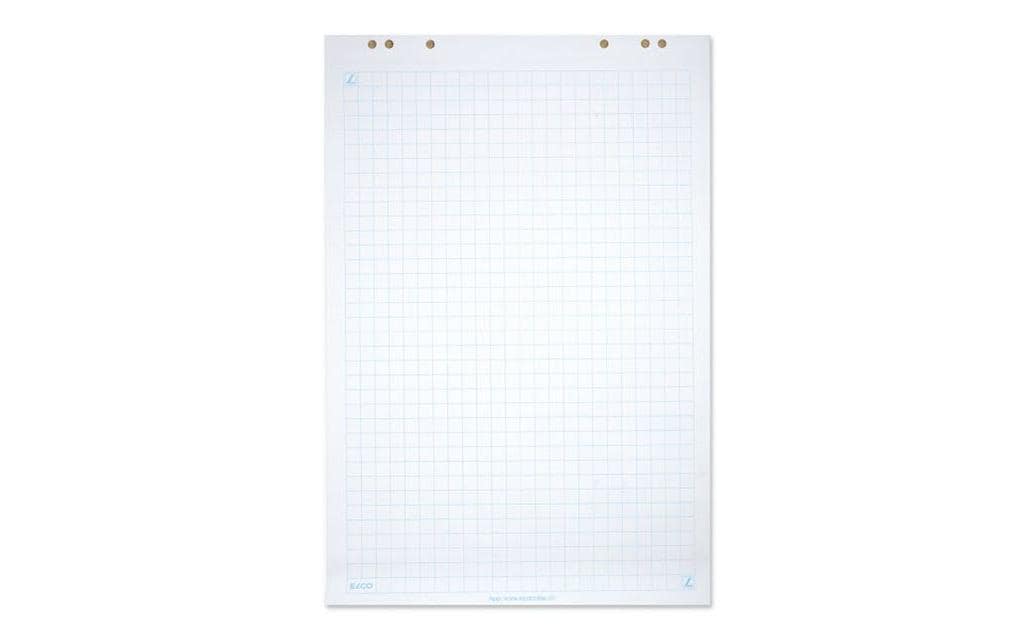 ELCO Flipchart 67 cm x 99 cm Kariert, 5 Blöcke