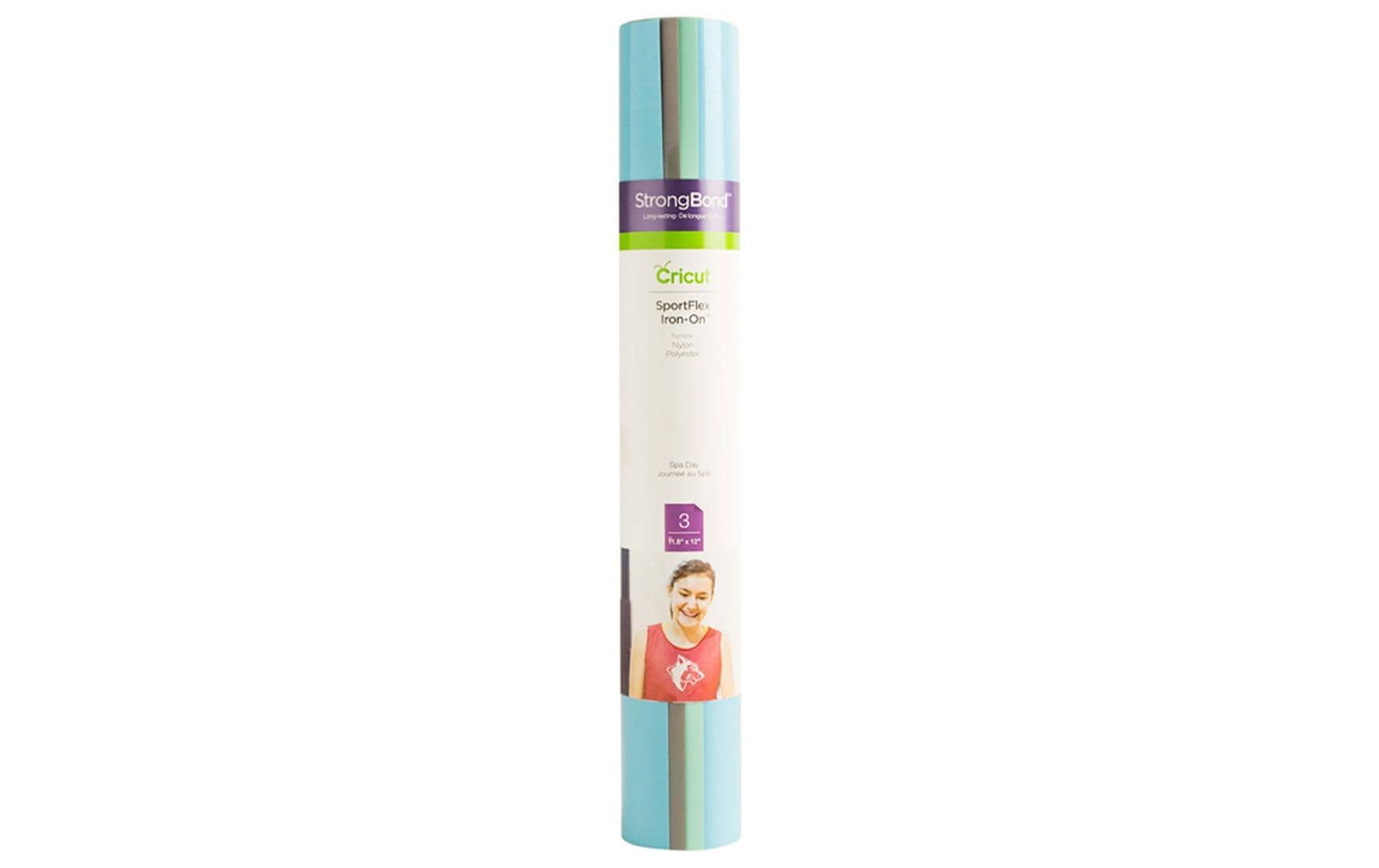 Cricut Aufbügelfolie Sportflex Spa Day 30 x 30.5 cm, 3 Blatt