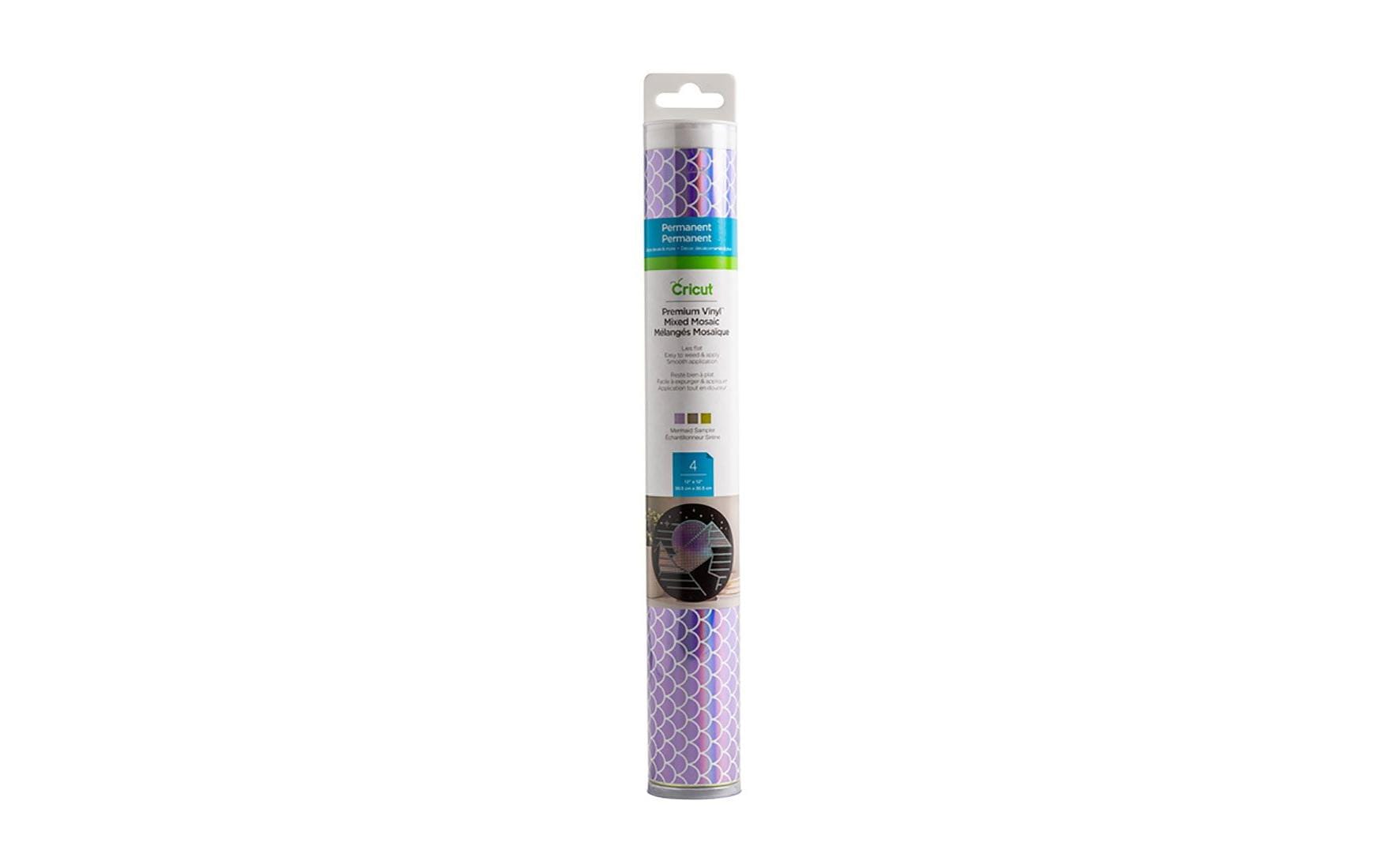 Cricut Vinylfolie Premium Mosaic Mermaid 30.5 x 30.5, 4 Blatt