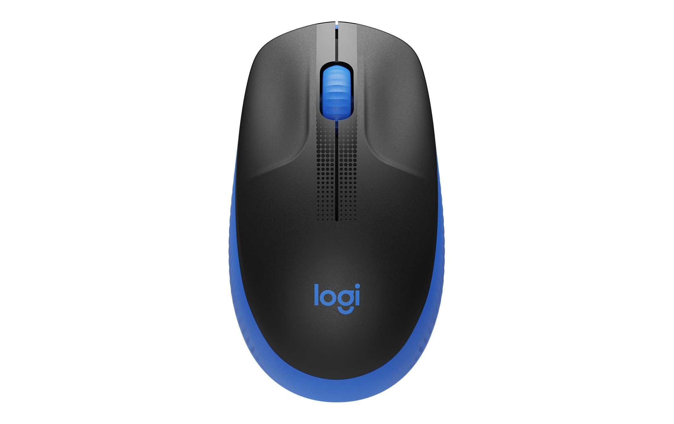 Logitech Maus M190 Blau/Schwarz, kabellos