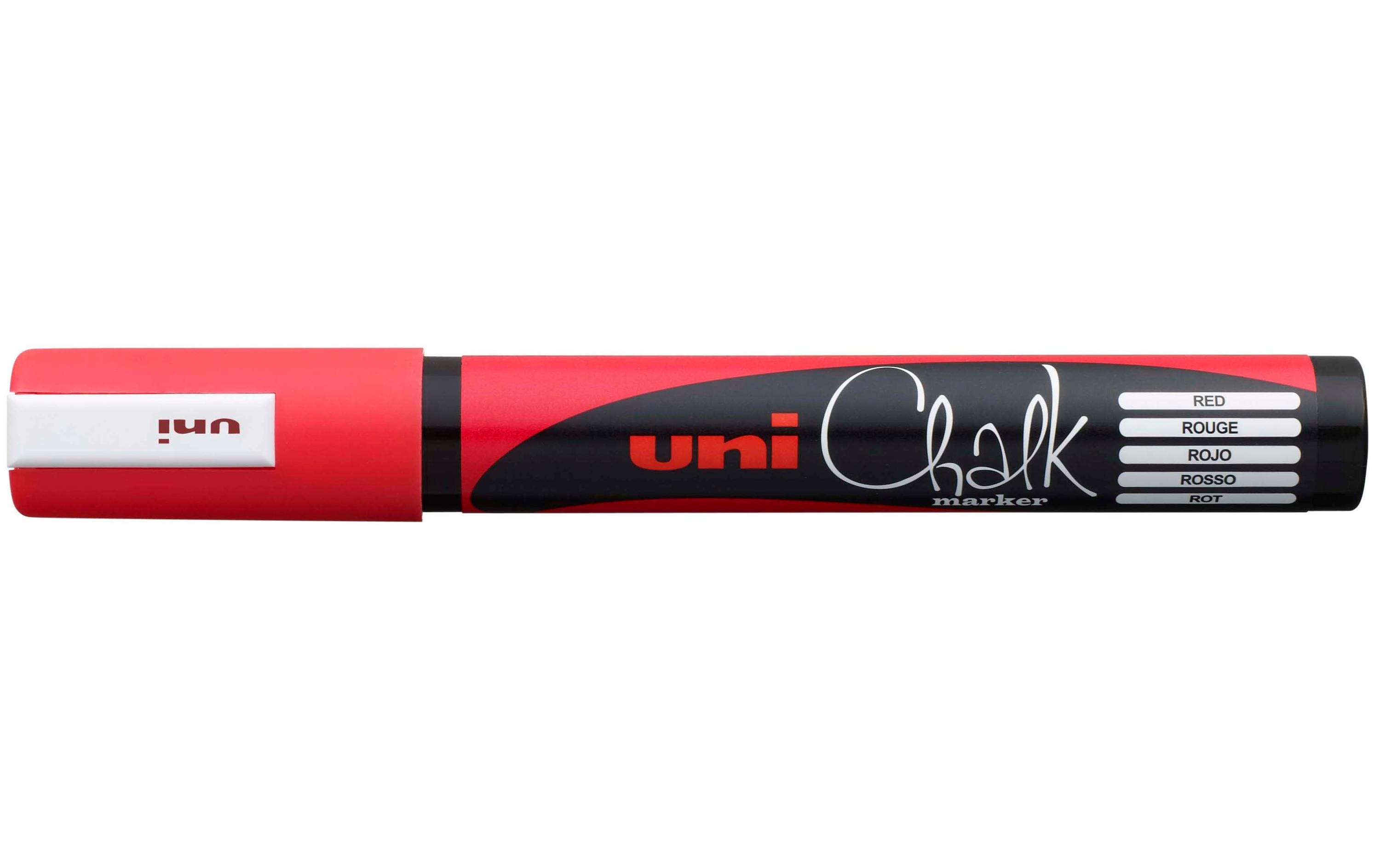 Uni Kreidemarker uni Chalk 1.8 - 2.5 mm Rot