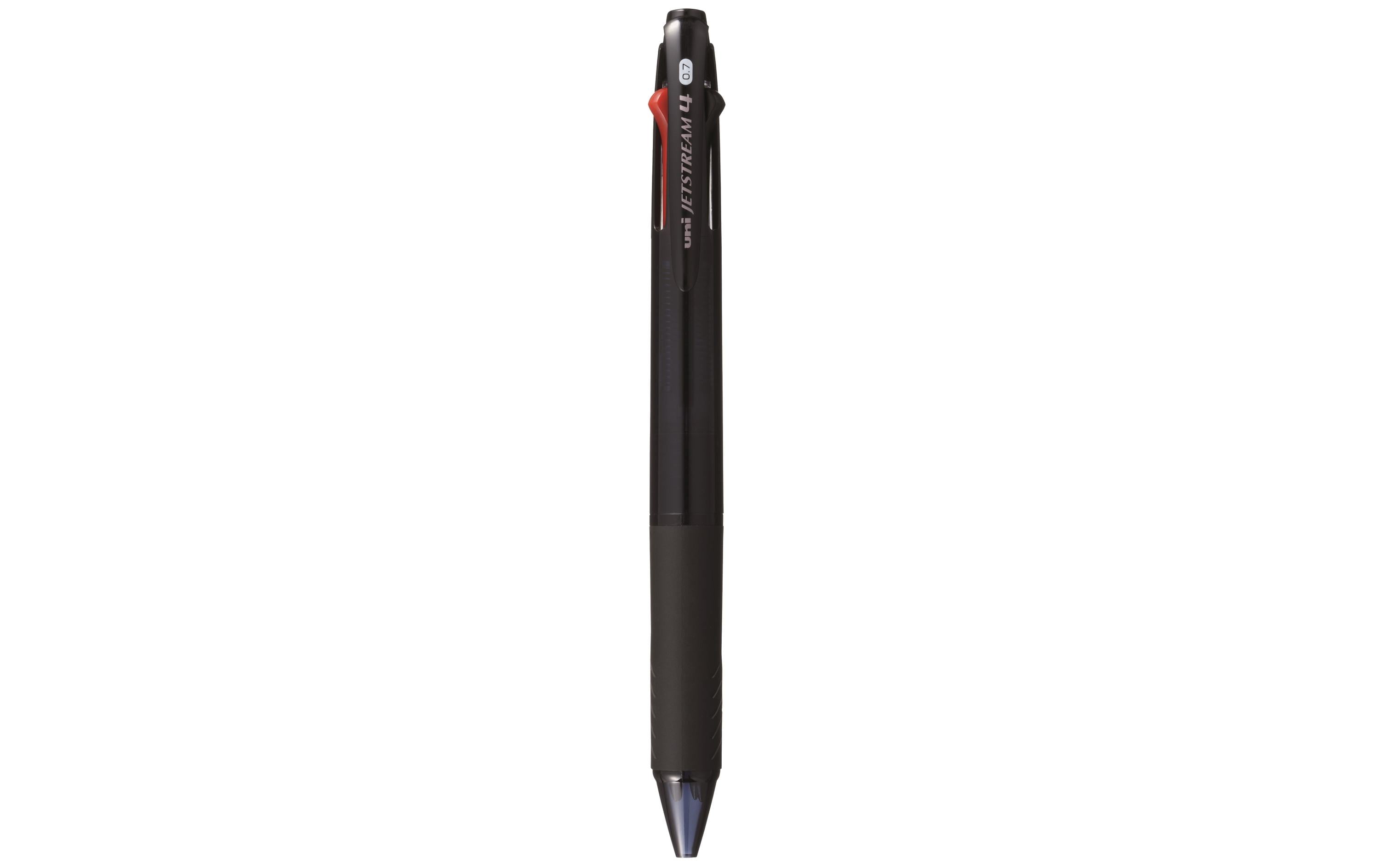 Uni Mehrfarbenkugelschreiber Jetstream 4 colors 0.7 mm, Schwarz