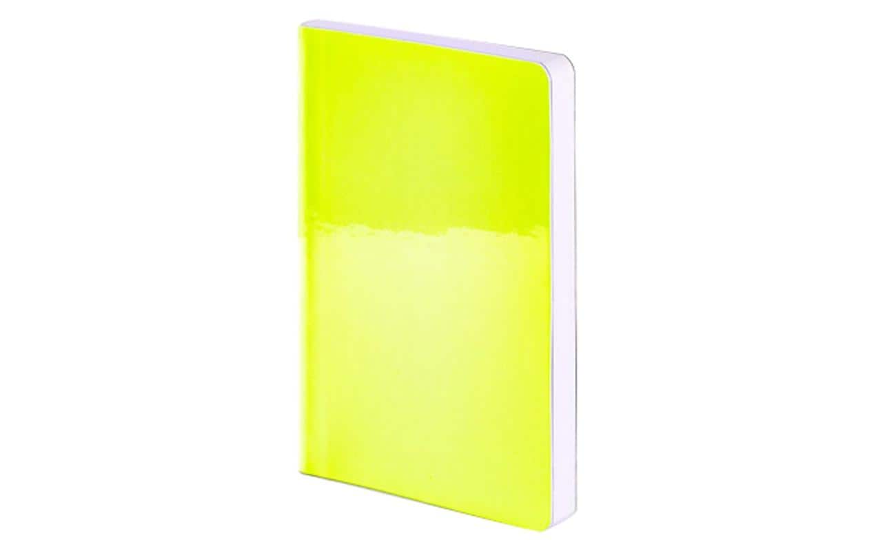 Nuuna Notizbuch Candy 15 x 10.8 cm, Dot, Neongelb