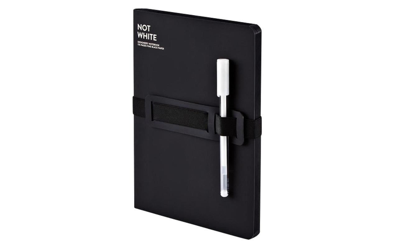 Nuuna Notizbuch Not White L Light 22 x 16.5 cm, Blanko 2-teilig