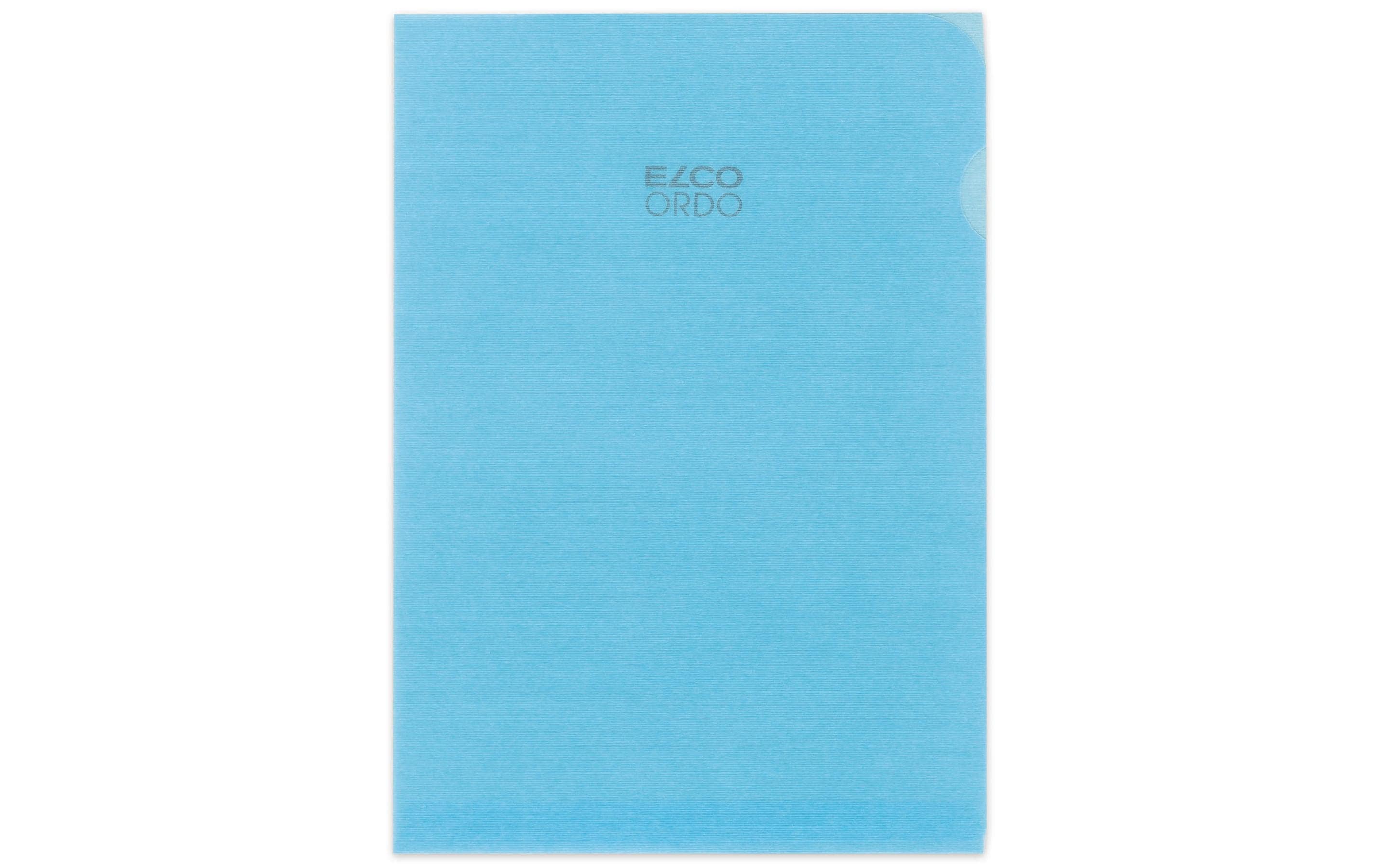 ELCO Sichthülle Ordo Transparent Blau, 100 Stück
