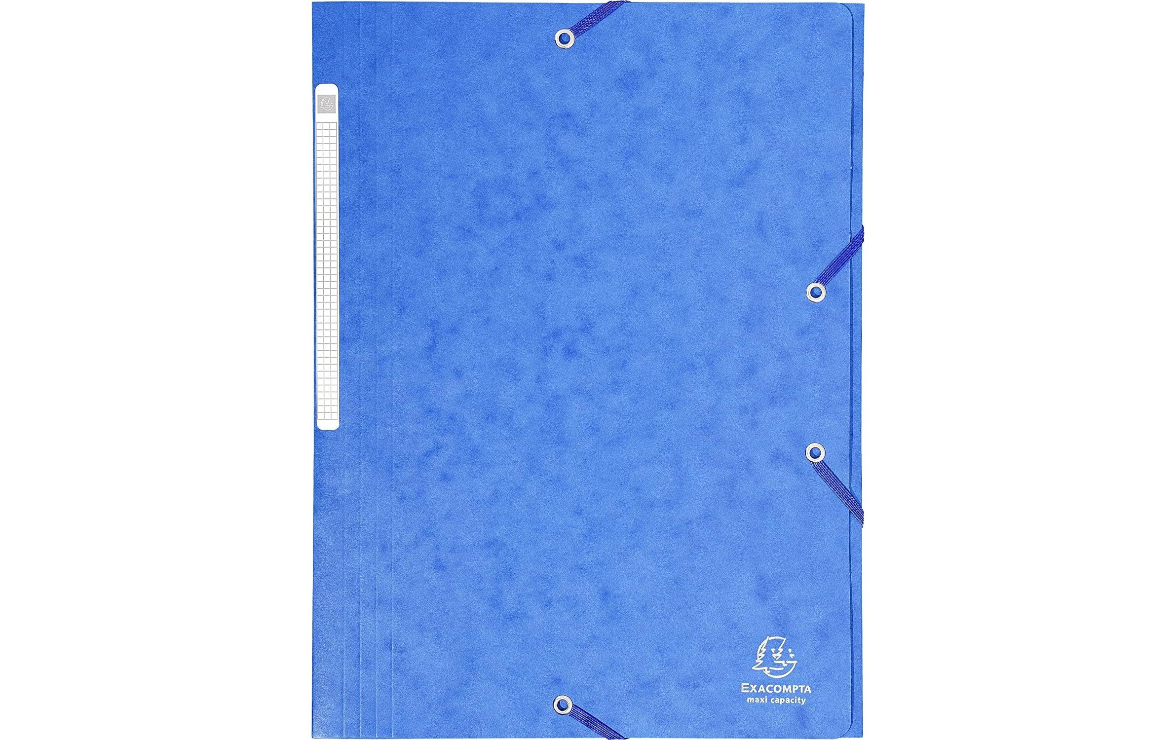Exacompta Gummibandmappe Maxi A4 Blau