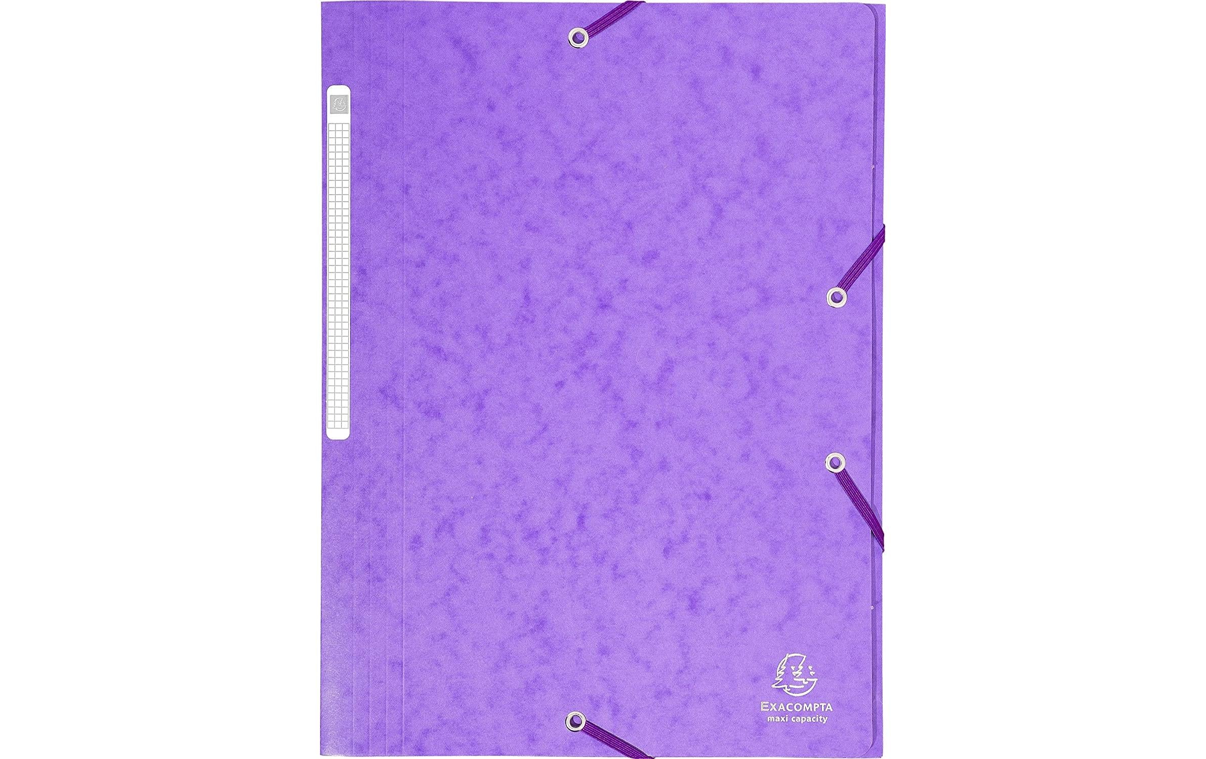Exacompta Gummibandmappe Maxi A4 Violett