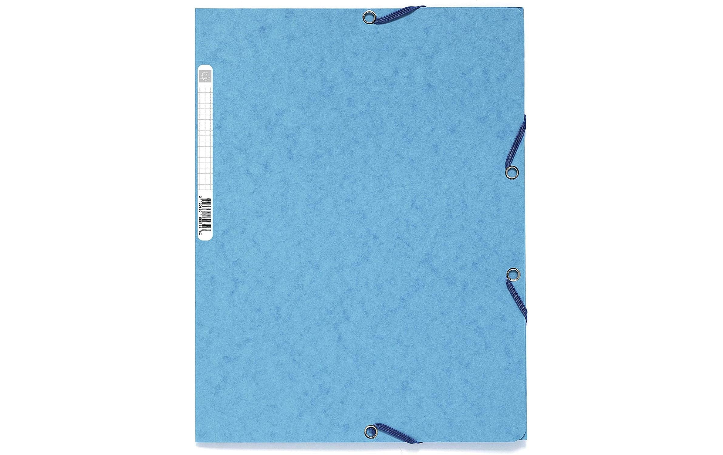 Exacompta Gummibandmappe A4 Türkis, 250 Blatt