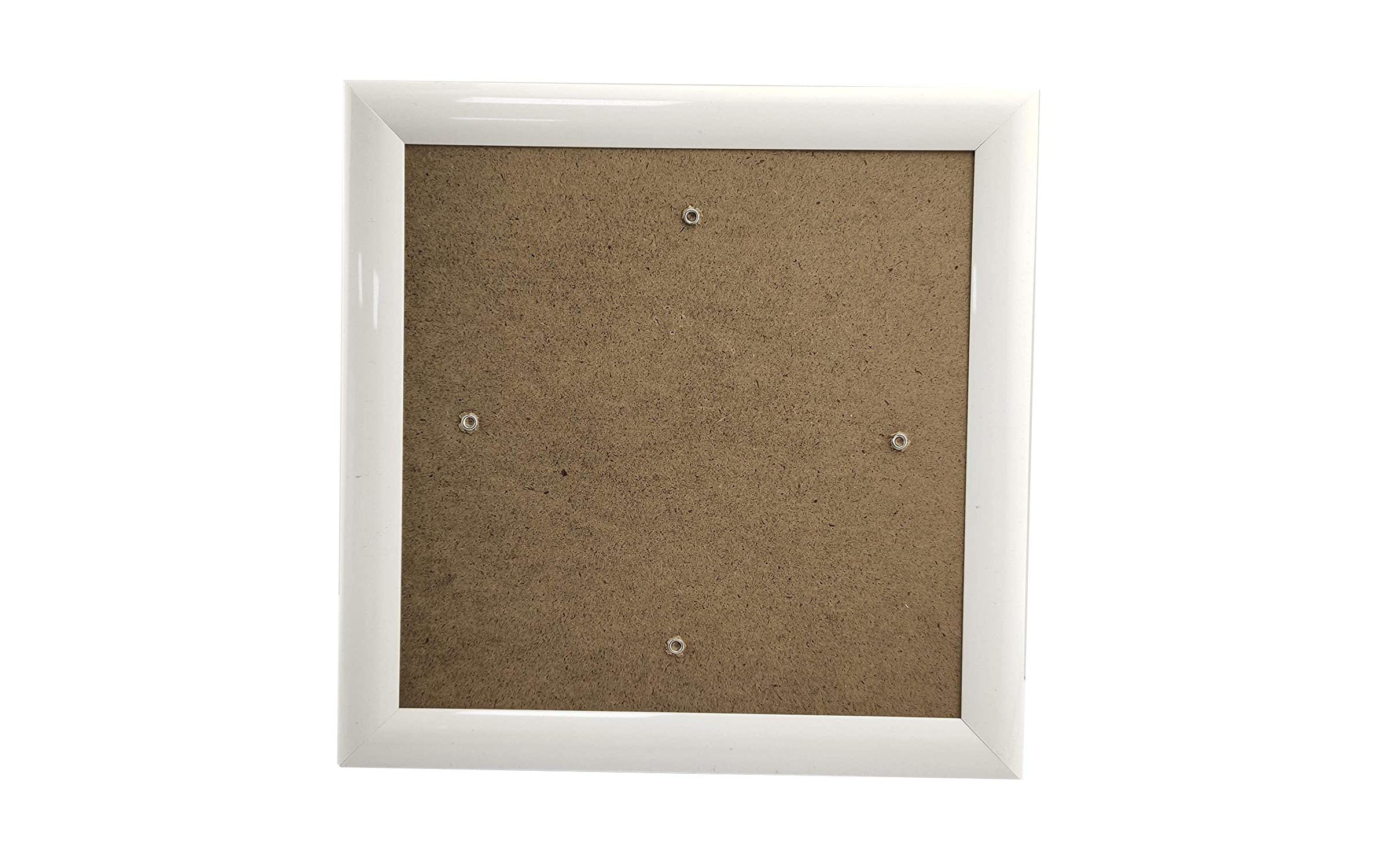 CRAFT Buddy Bastelset Zubehör Crystal Art Frame Weiss 21 x 21 cm