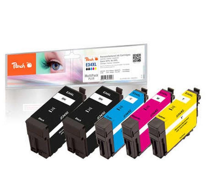 Peach Tinte Epson No 34XL 2x BK, C, M, Y