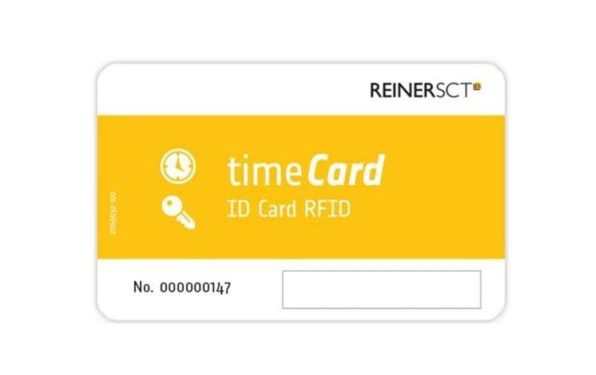 Reiner SCT RFID Karte timeCard Premium Chipkarte 50 DES (ev2) 50 Stk.