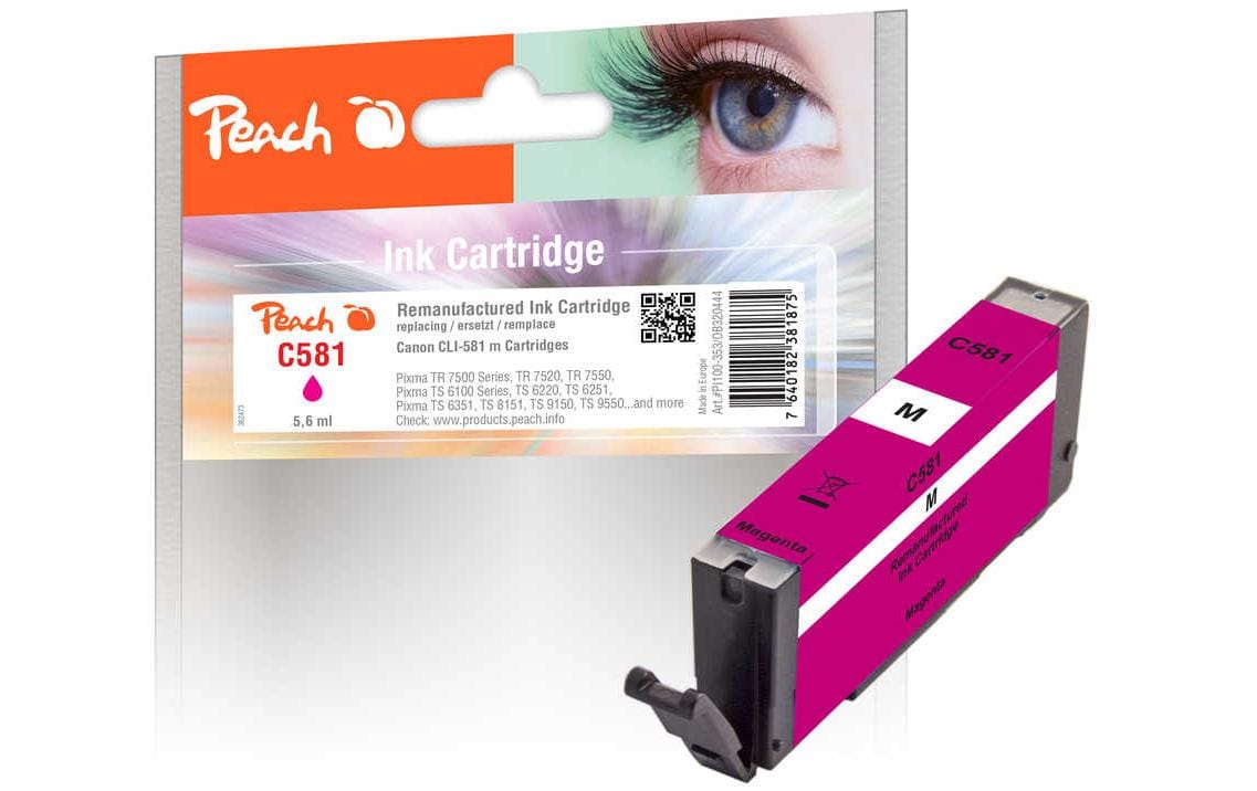 Peach Tinte Canon CLI-581 Magenta