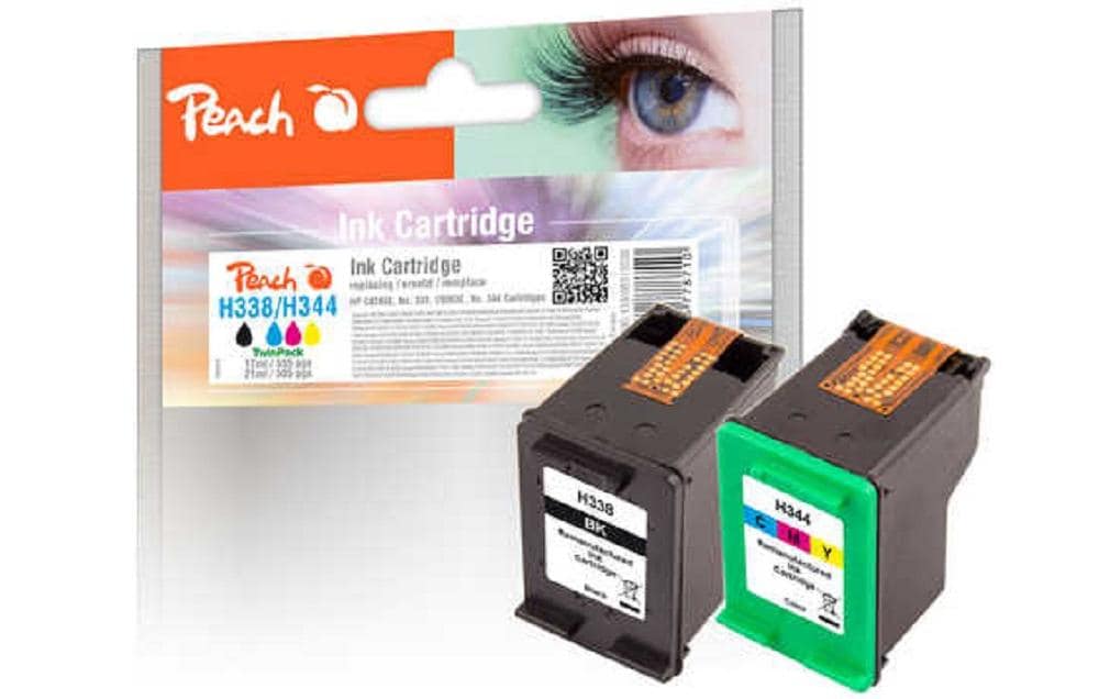 Peach Tinte HP No 338 /  No 344 BK, Color