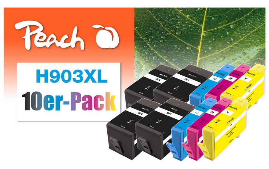 Peach Tinte HP No 903XL 4x BK, 2x C, M, Y