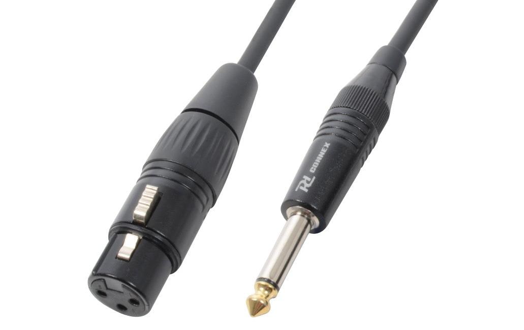 PD Connex CX40-1 XLR 3 Pole, female - Klinke 6.3 mm, male 1.5 m