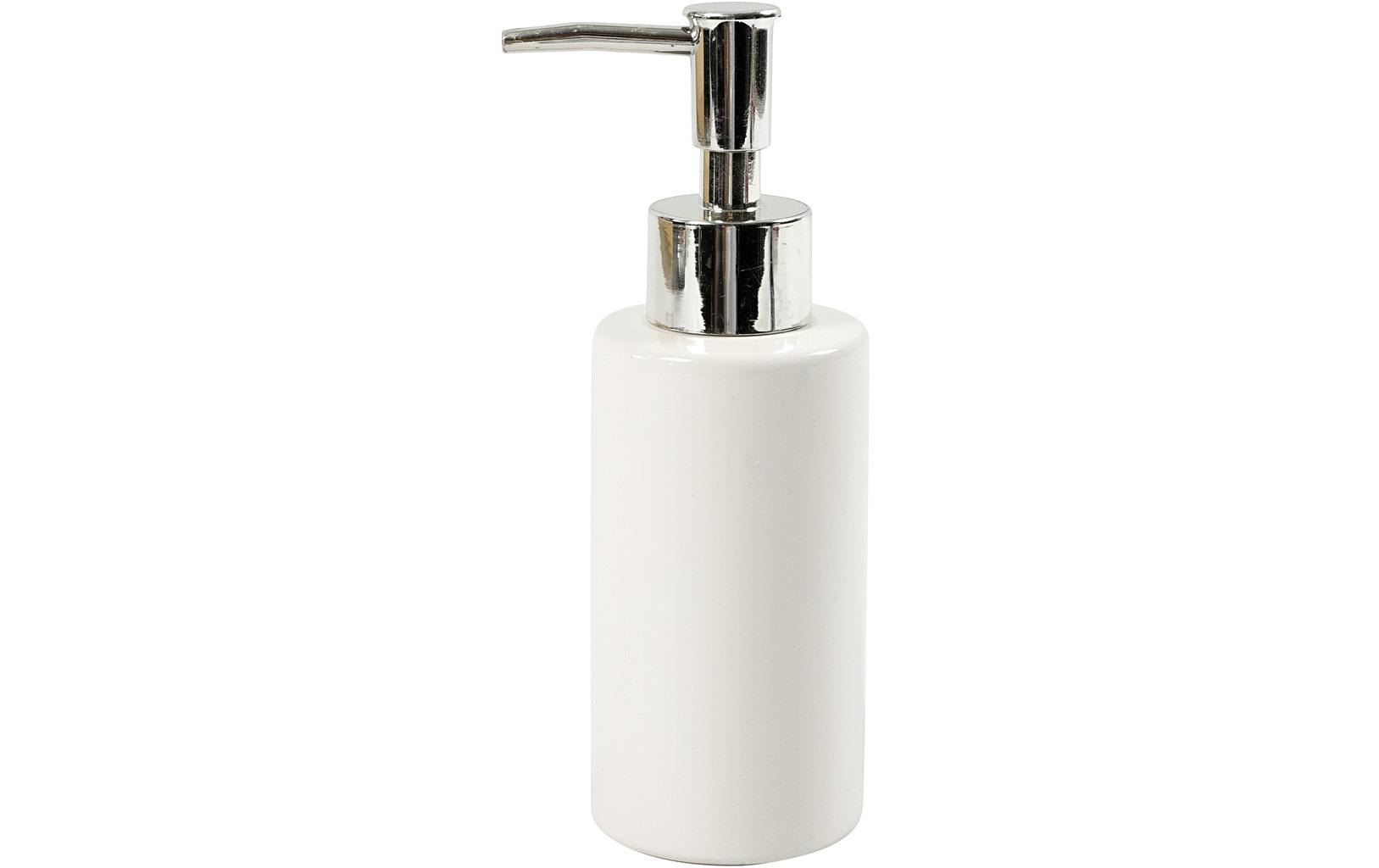 Creativ Company Seifenspender 150 ml, Weiss
