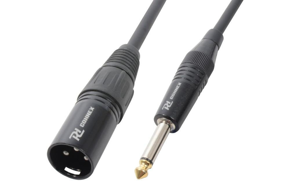 PD Connex CX38-3 XLR 3 Pole, male - Klinke 6.3 mm, male 3 m