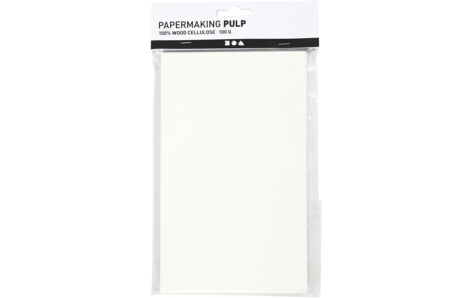 Creativ Company Büttenpapier 20 x 12 cm, 100 g, Weiss