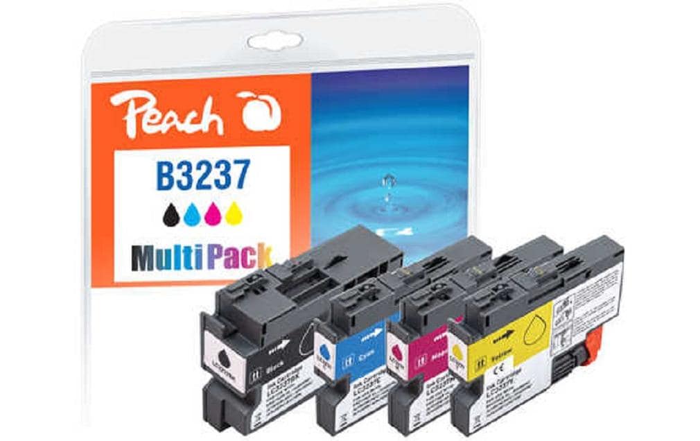 Peach Tinte Brother LC-3237 BK, C, M, Y
