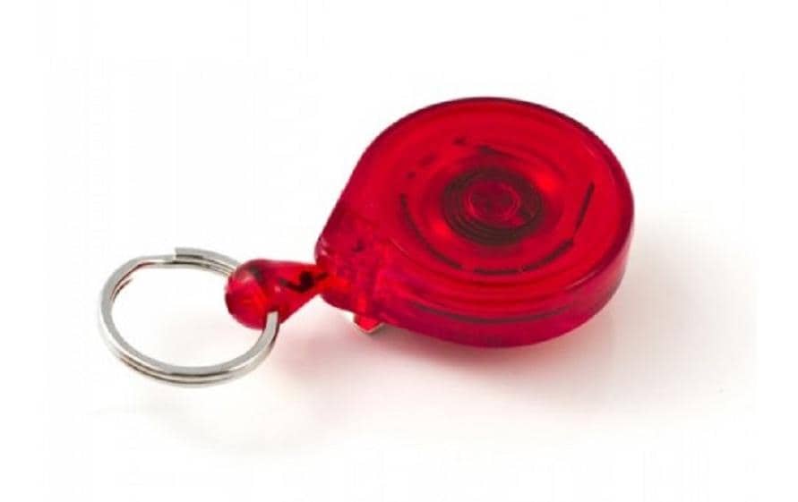 KEY-BAK Ausweishalter KB Mini-Bak 90 cm, mit Clip, Rot
